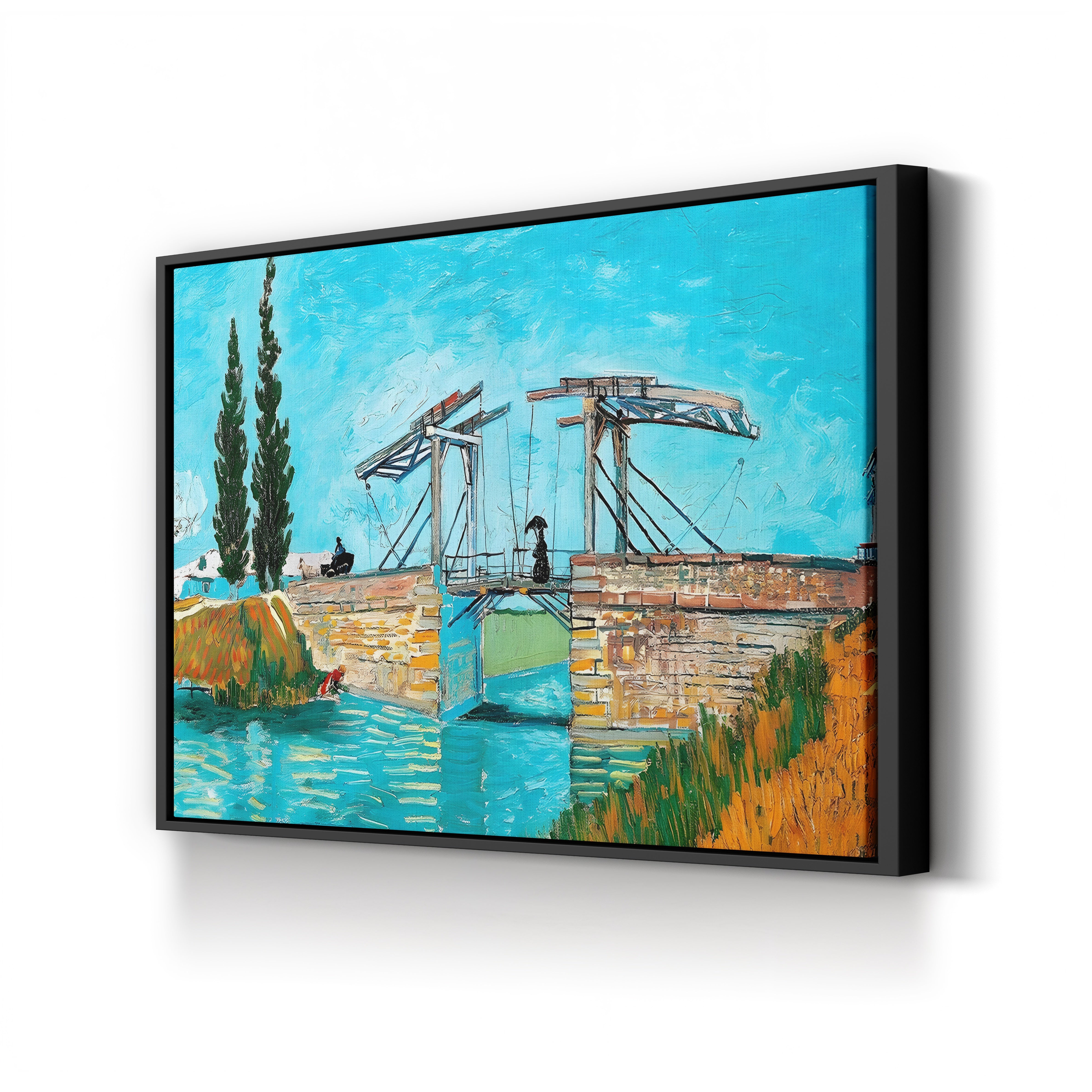 Langlois Bridge at Arles – Vincent van Gogh Wall Art | Post-Impressionist Arles Canvas Print