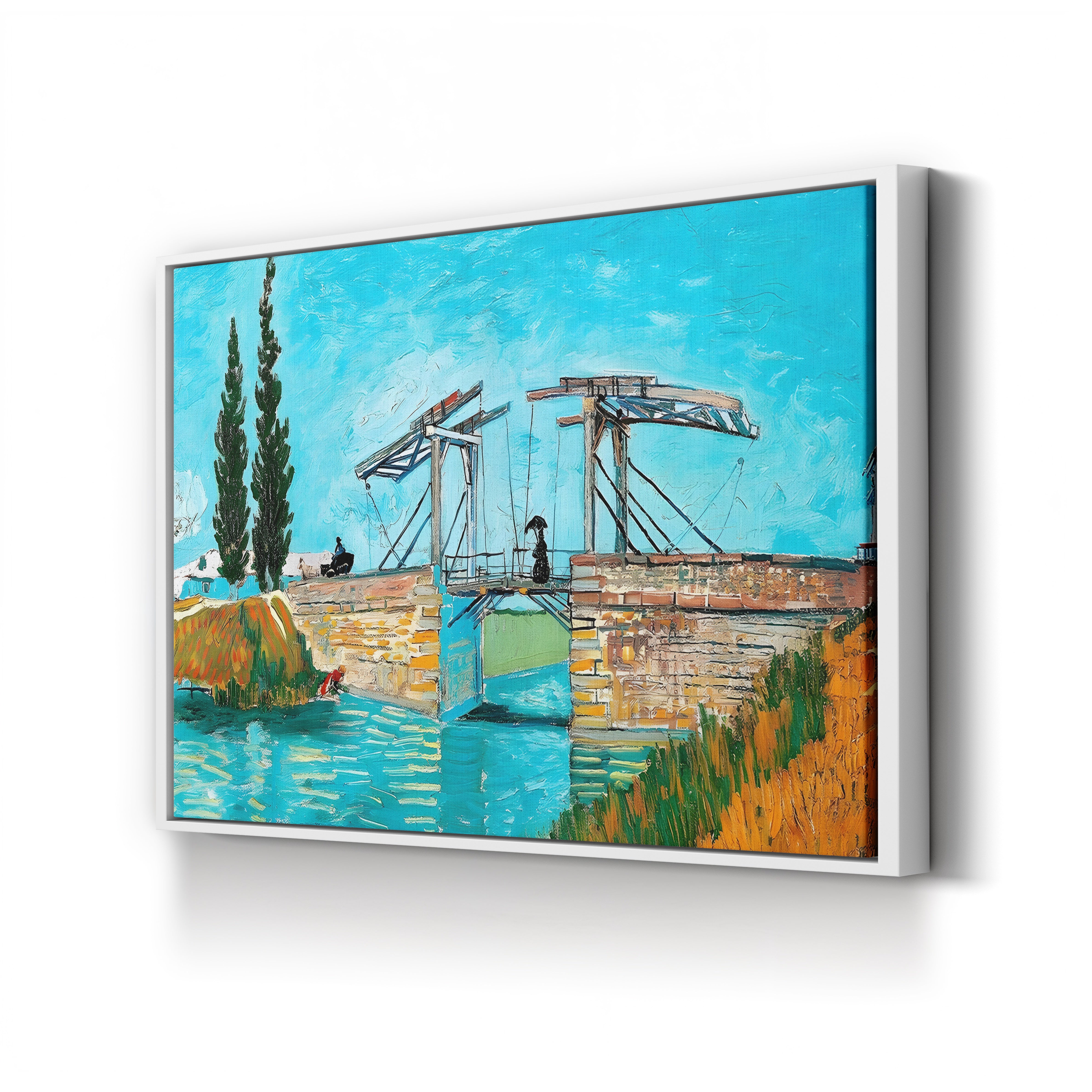 Langlois Bridge at Arles – Vincent van Gogh Wall Art | Post-Impressionist Arles Canvas Print