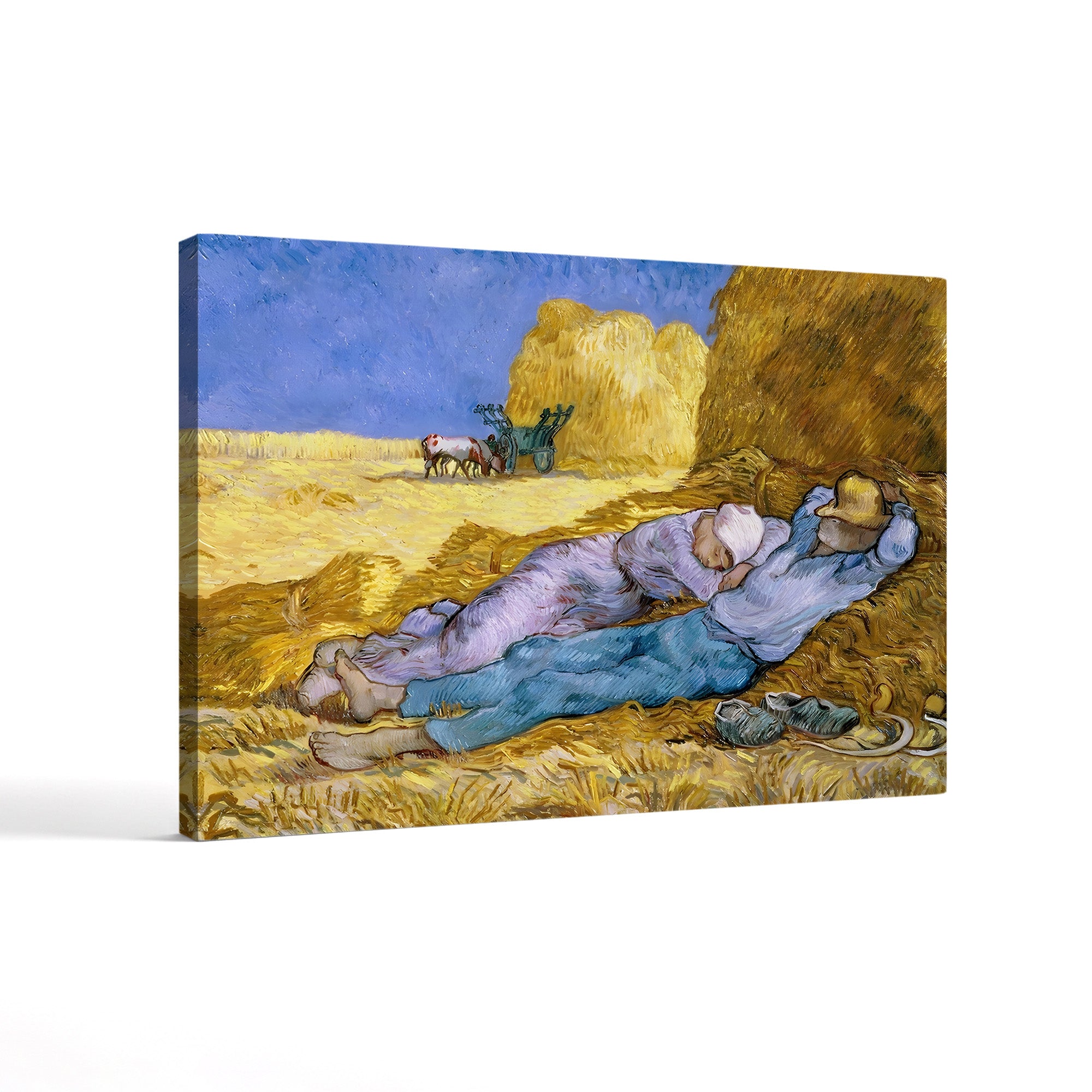 Noon / The Siesta (After Millet), 1890 – Vincent van Gogh Wall Art | Post-Impressionist Figure Canvas Print