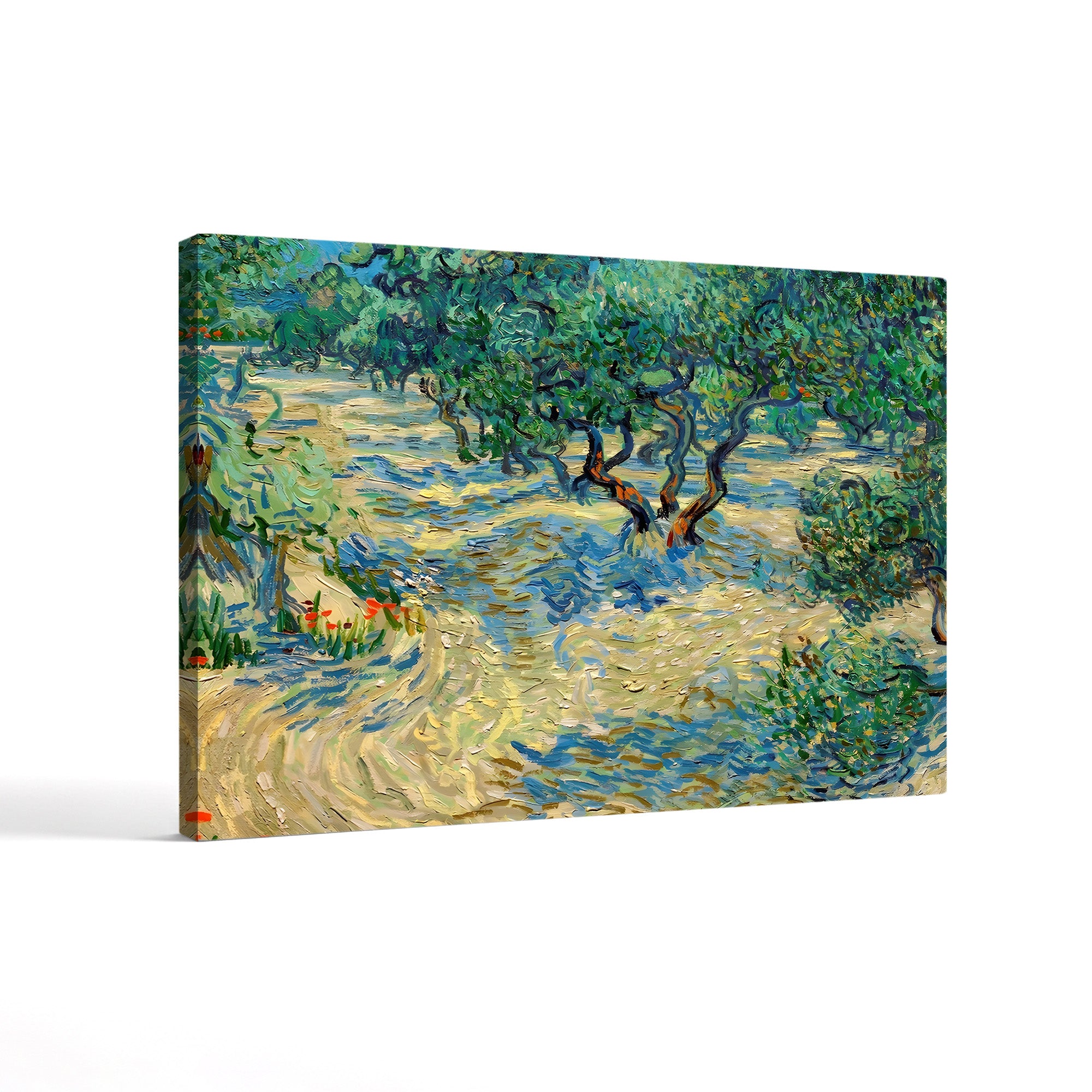 Olive Orchard, 1889 – Vincent van Gogh Wall Art | Post-Impressionist Provençal Canvas Print
