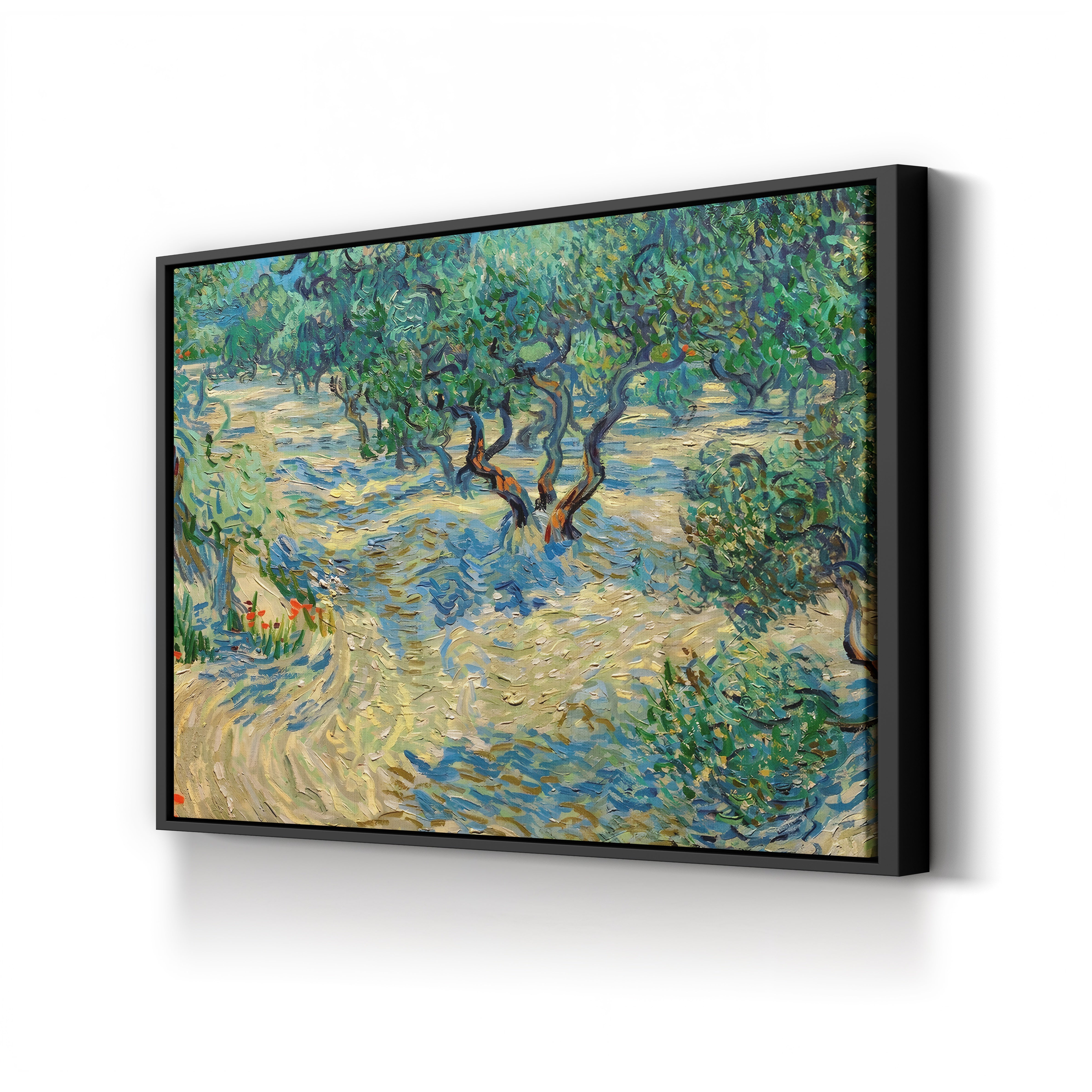 Olive Orchard, 1889 – Vincent van Gogh Wall Art | Post-Impressionist Provençal Canvas Print