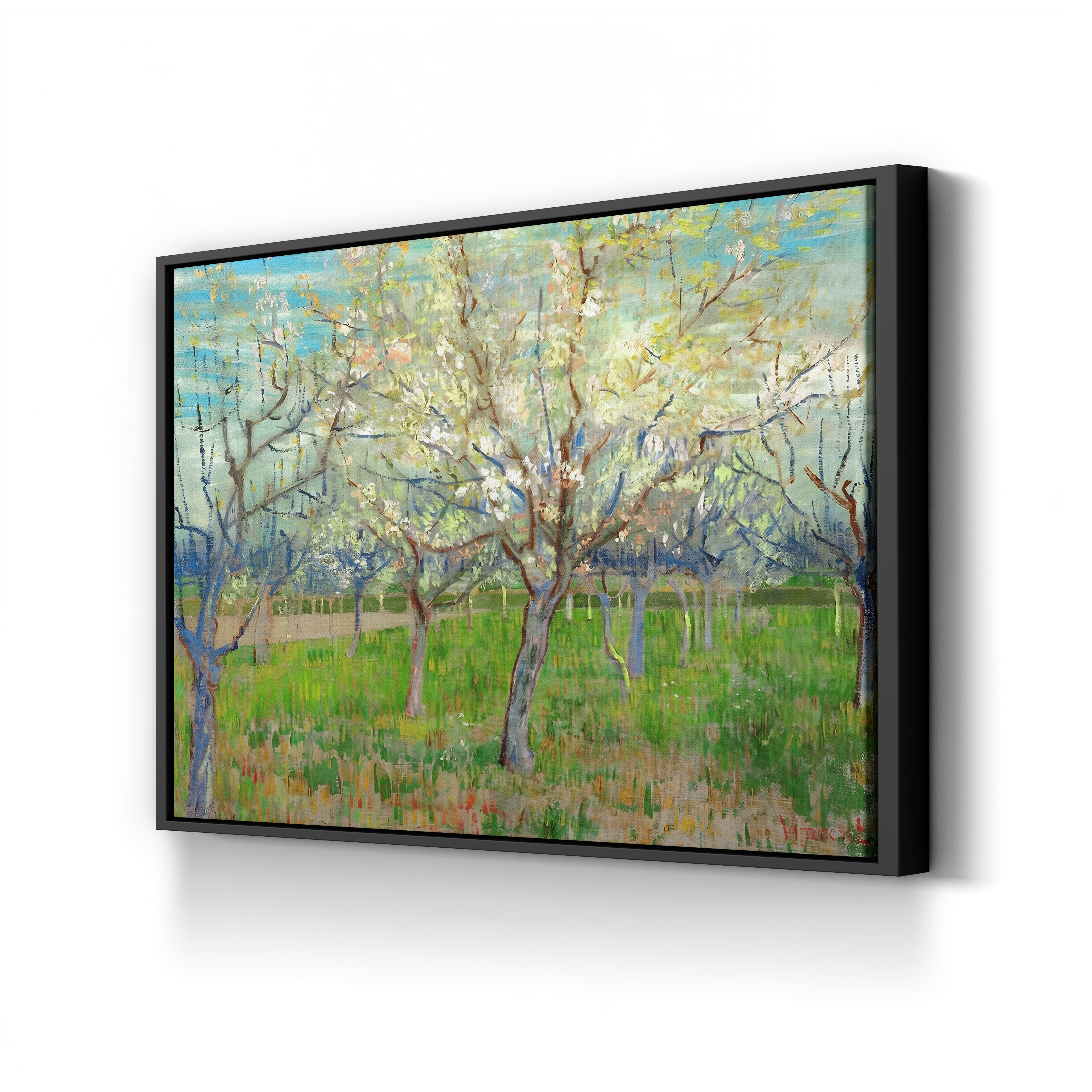 Orchard, 1888 – Vincent van Gogh Wall Art | Post-Impressionist Spring Blossom Canvas Print