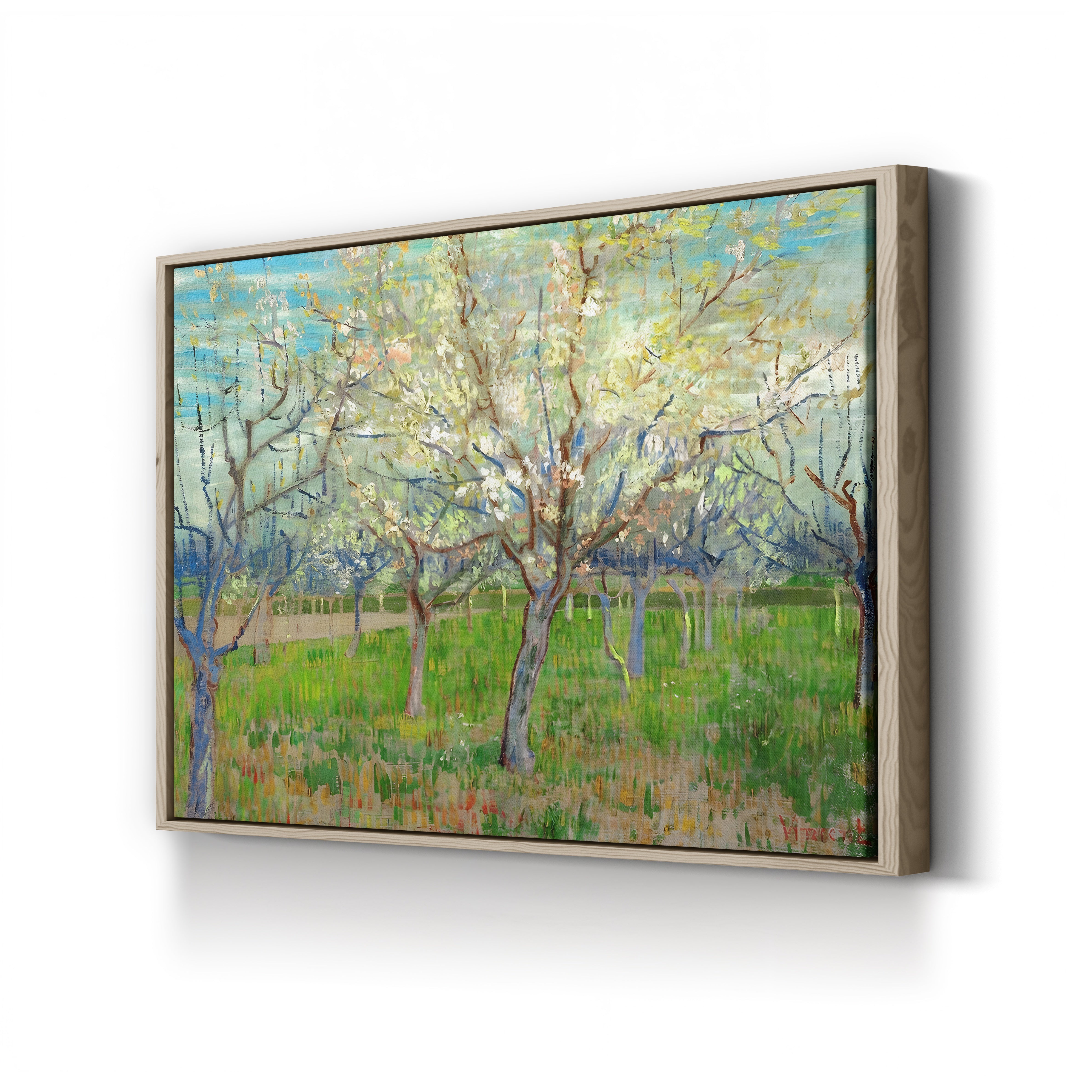 Orchard, 1888 – Vincent van Gogh Wall Art | Post-Impressionist Spring Blossom Canvas Print
