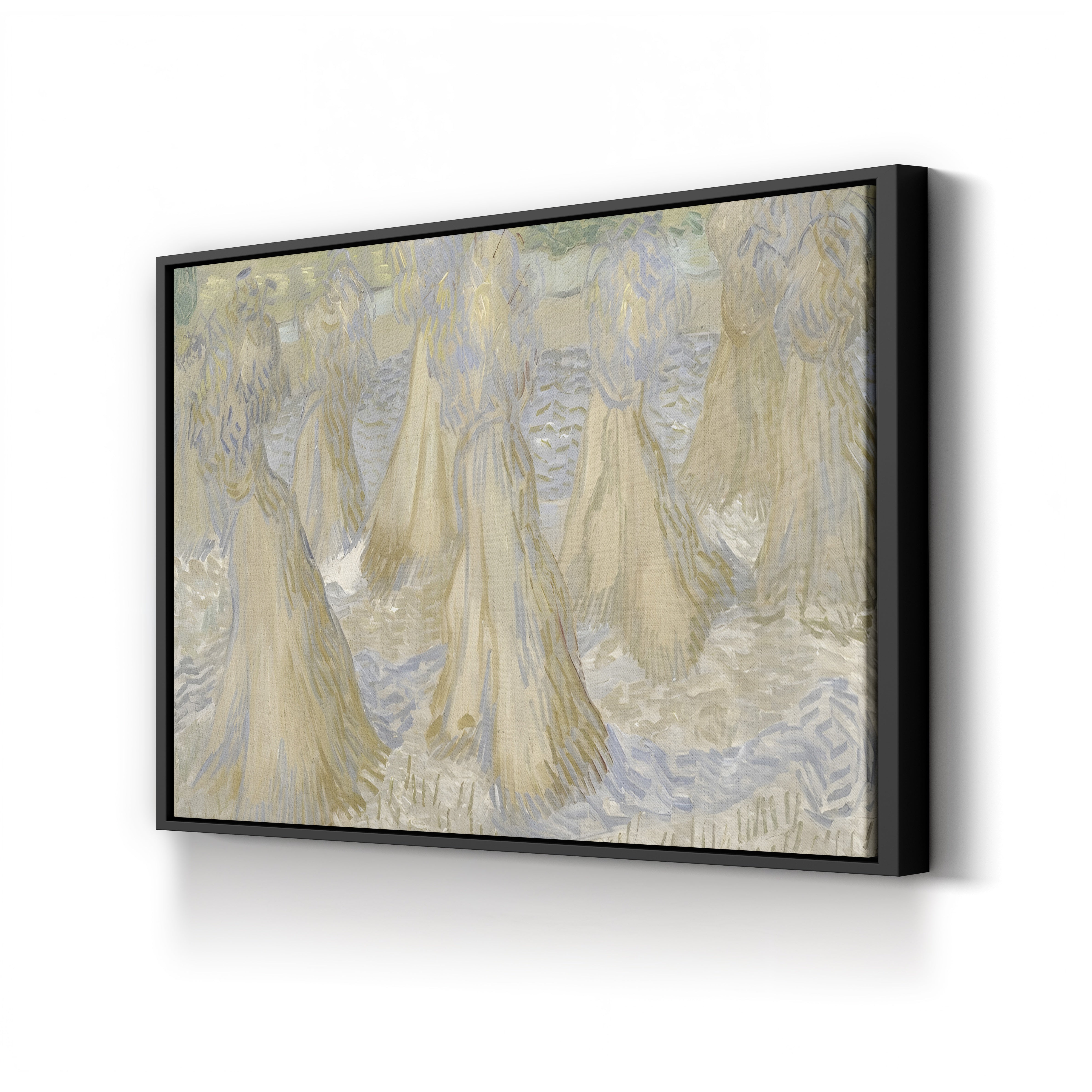 Sheaves of Wheat, 1890 – Vincent van Gogh Wall Art | Post-Impressionist Harvest Canvas Print