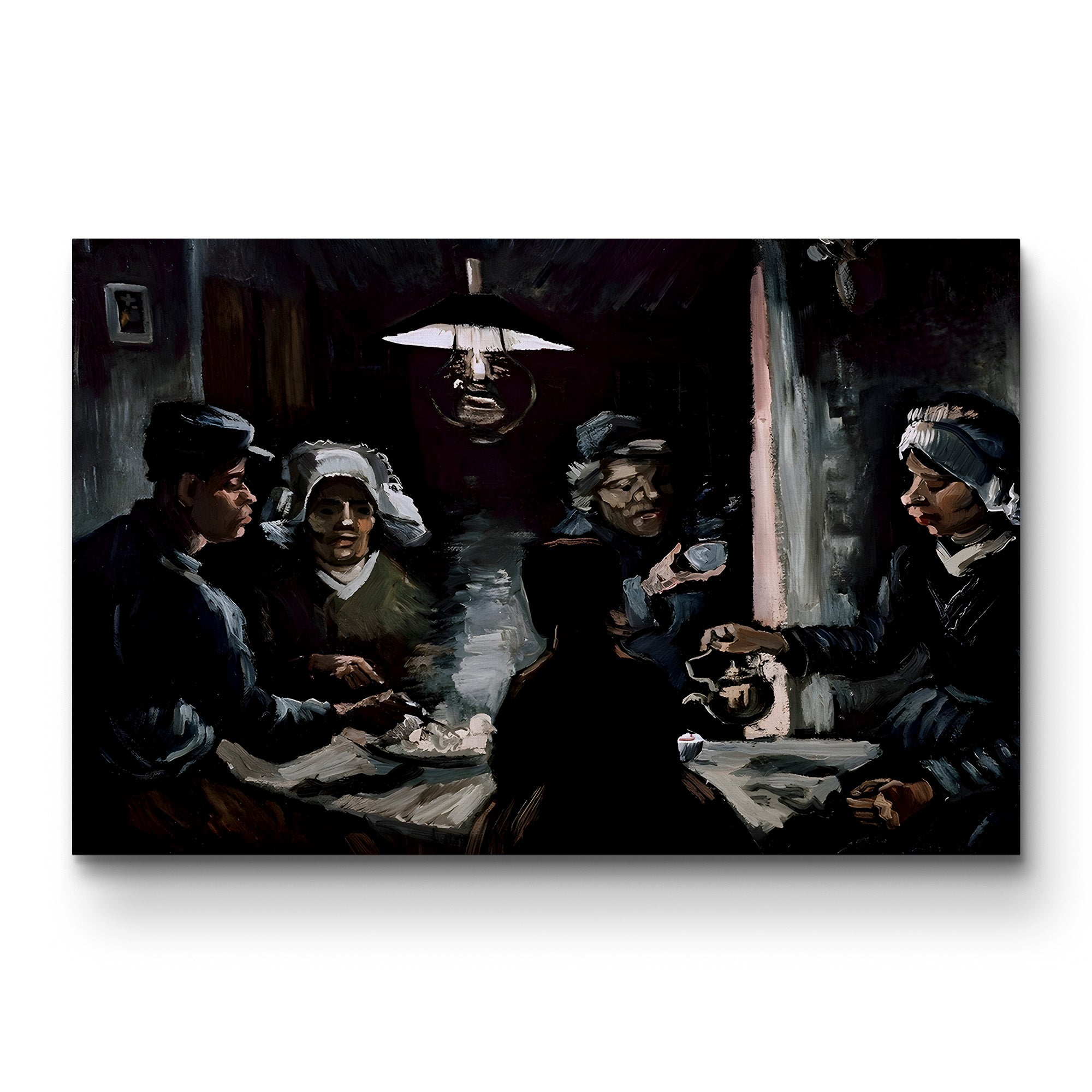 Study for The Potato Eaters – Vincent van Gogh Wall Art | Dutch Realist Figure Study Canvas Print