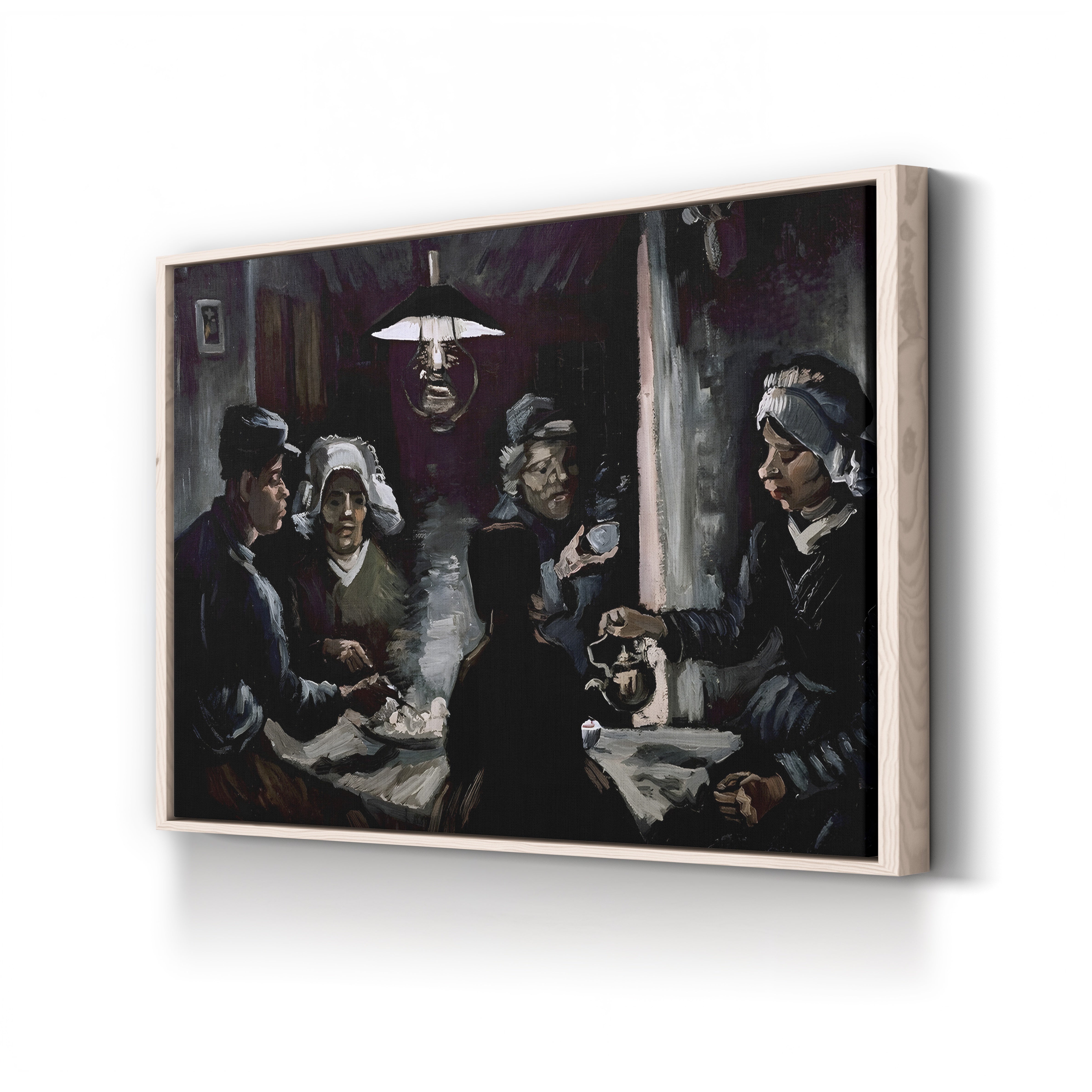 Study for The Potato Eaters – Vincent van Gogh Wall Art | Dutch Realist Figure Study Canvas Print
