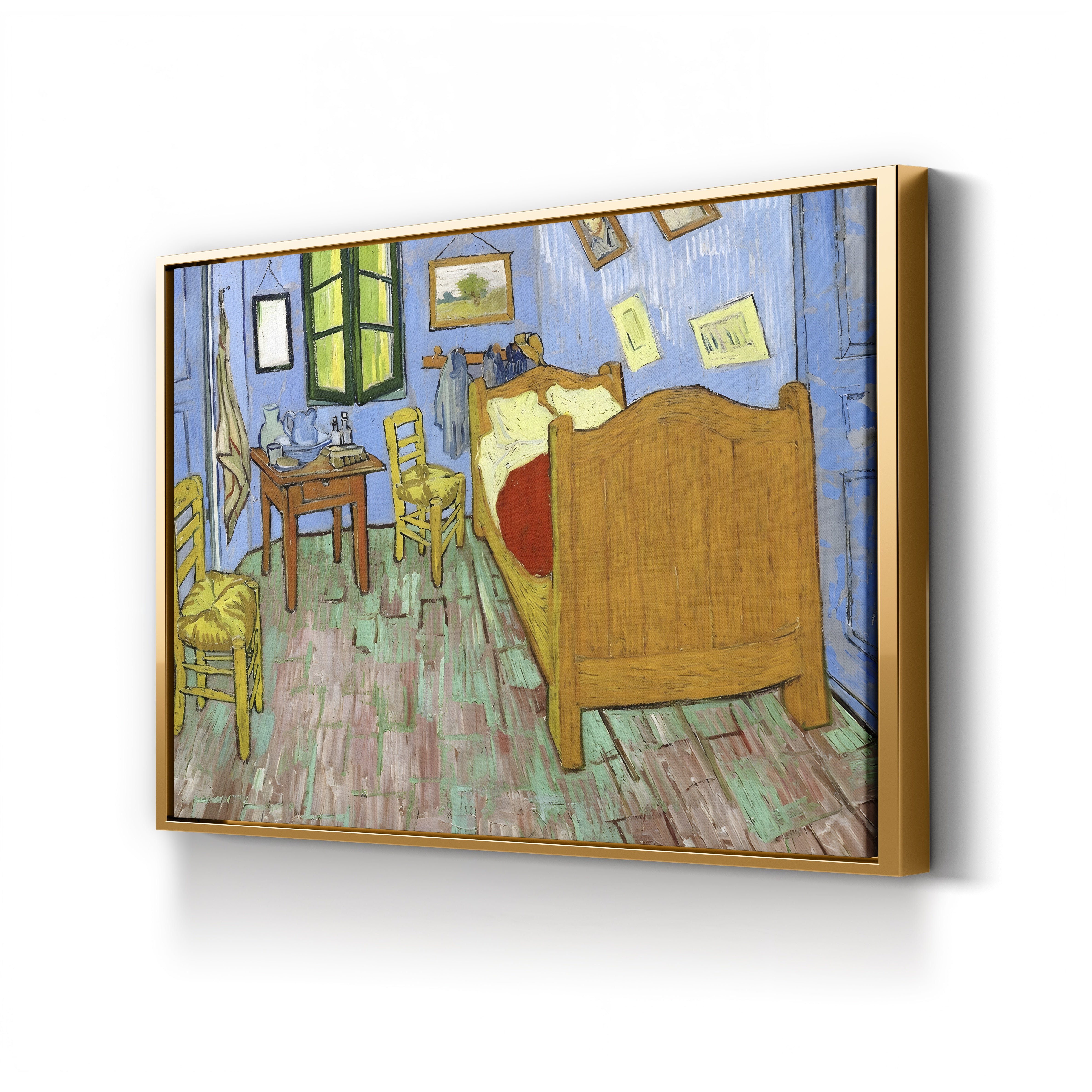 The Bedroom, 1888 – Vincent van Gogh Wall Art | Post-Impressionist Interior Canvas Print