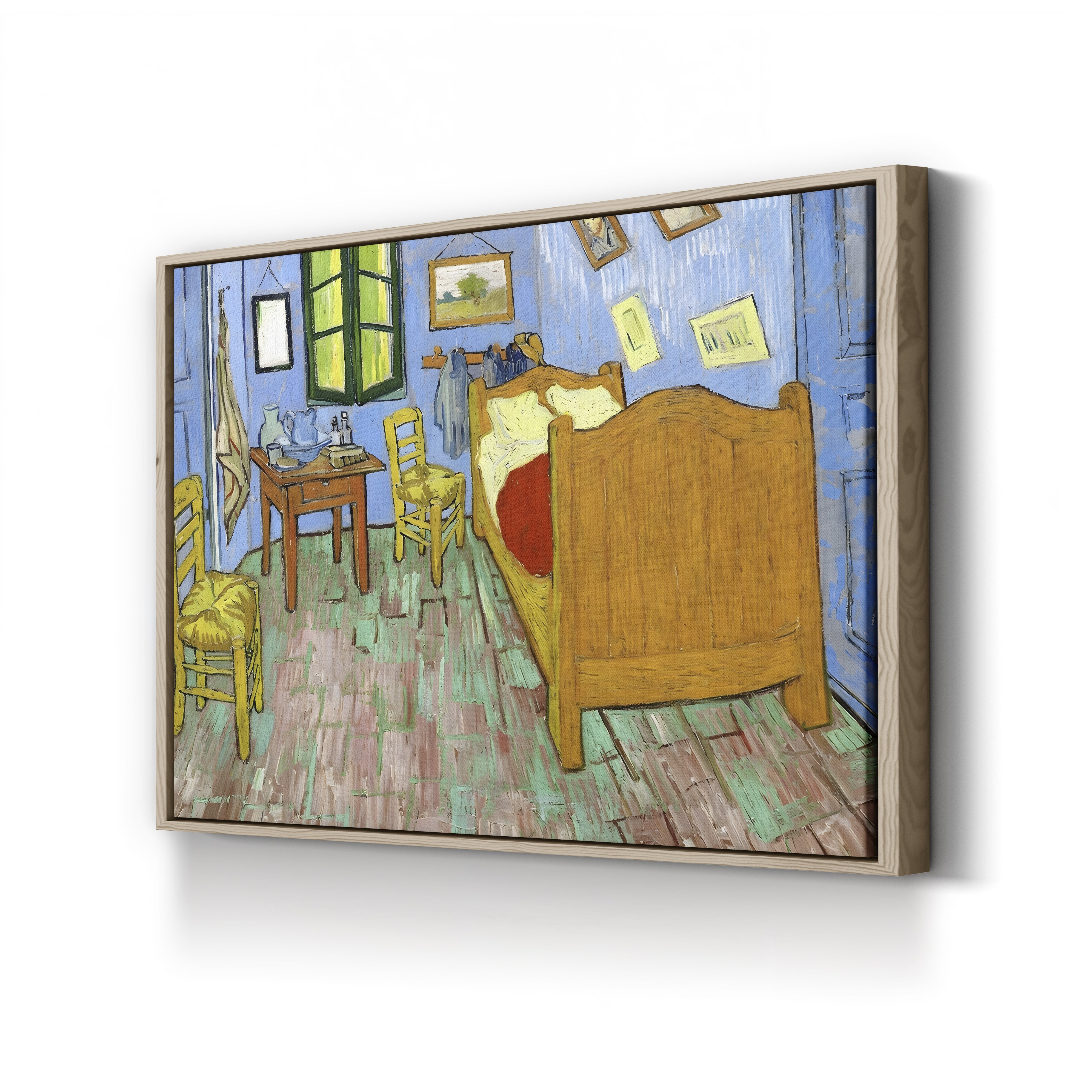 The Bedroom, 1888 – Vincent van Gogh Wall Art | Post-Impressionist Interior Canvas Print