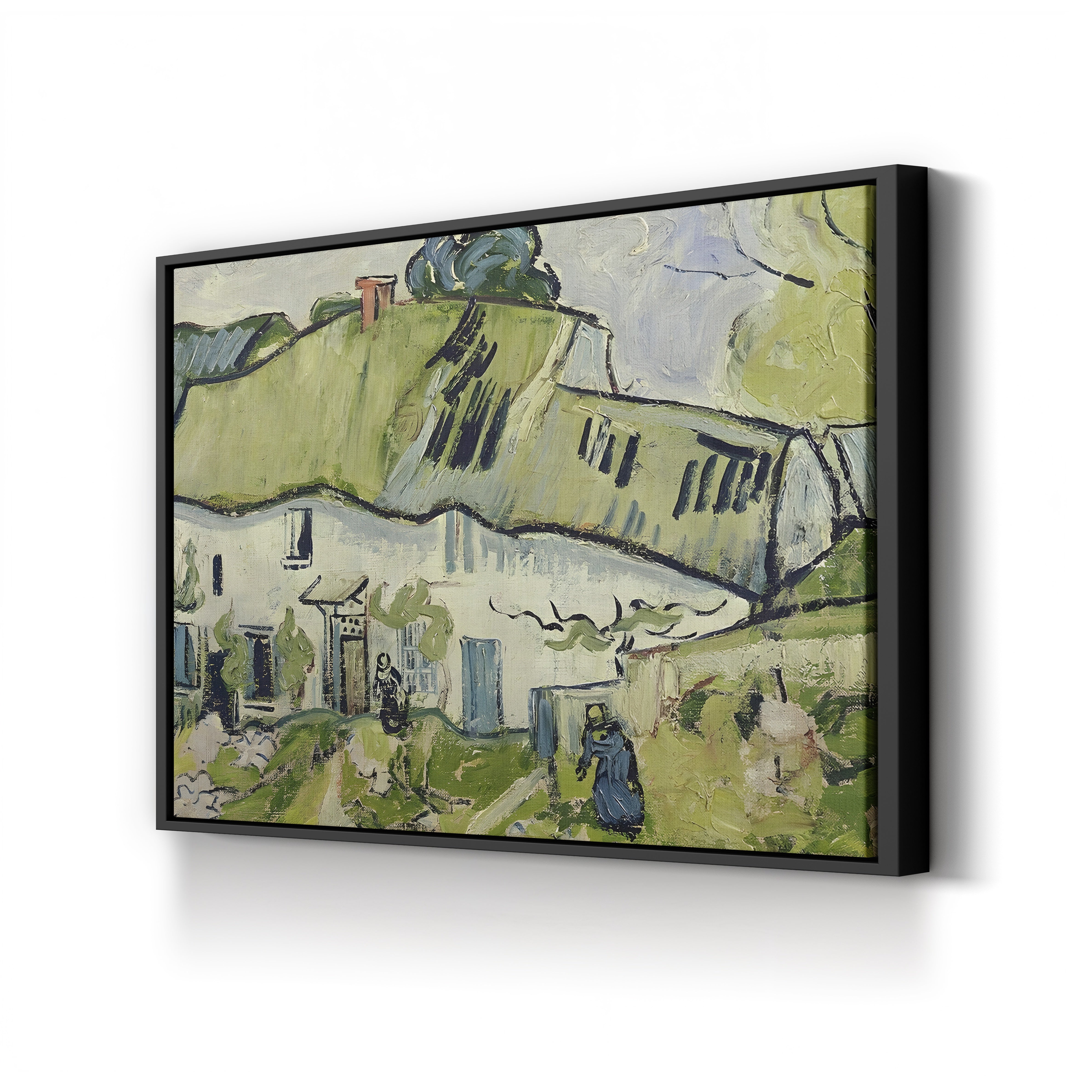 The Farm in Summer, 1890 – Vincent van Gogh Wall Art | Post-Impressionist Auvers Landscape Canvas Print