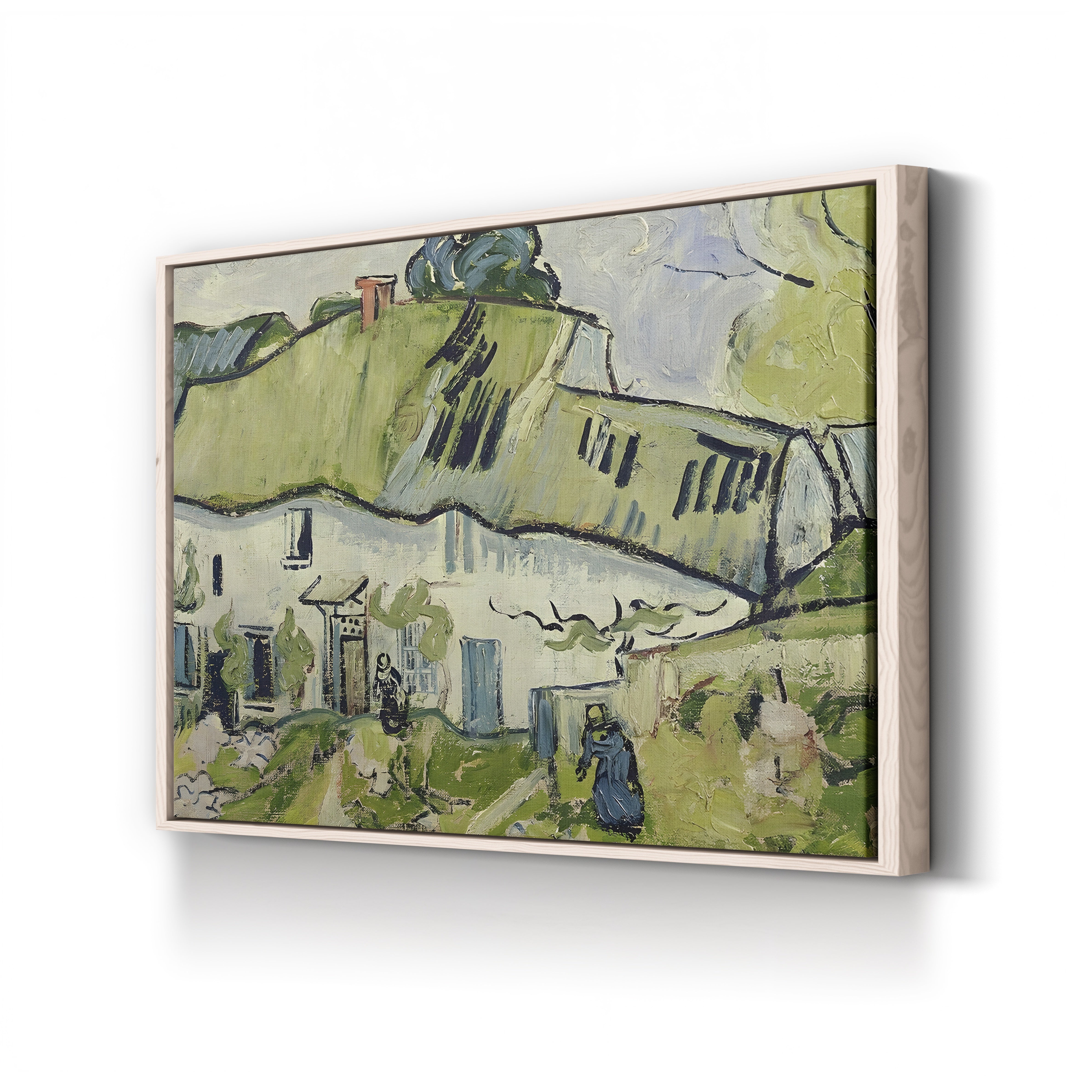 The Farm in Summer, 1890 – Vincent van Gogh Wall Art | Post-Impressionist Auvers Landscape Canvas Print