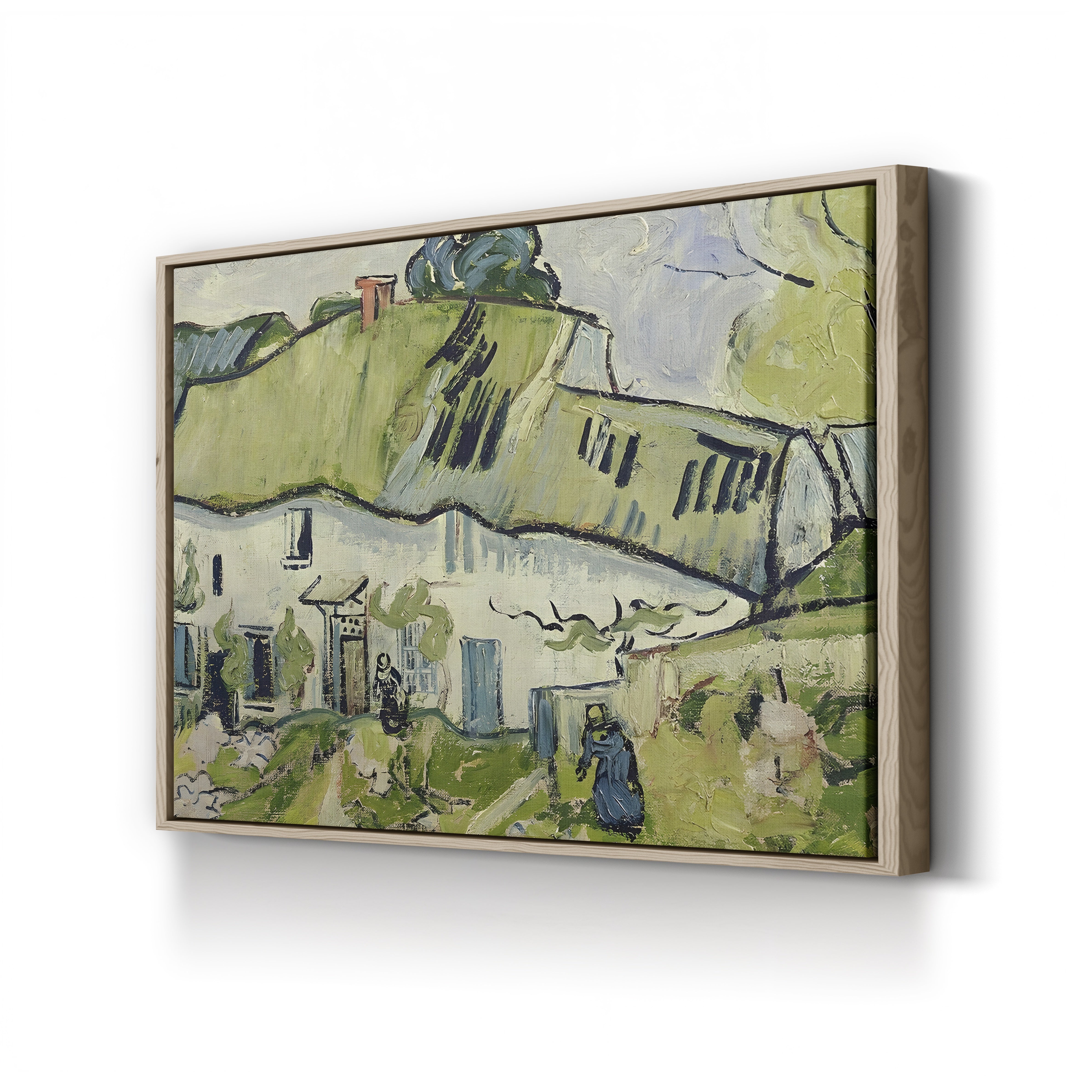 The Farm in Summer, 1890 – Vincent van Gogh Wall Art | Post-Impressionist Auvers Landscape Canvas Print