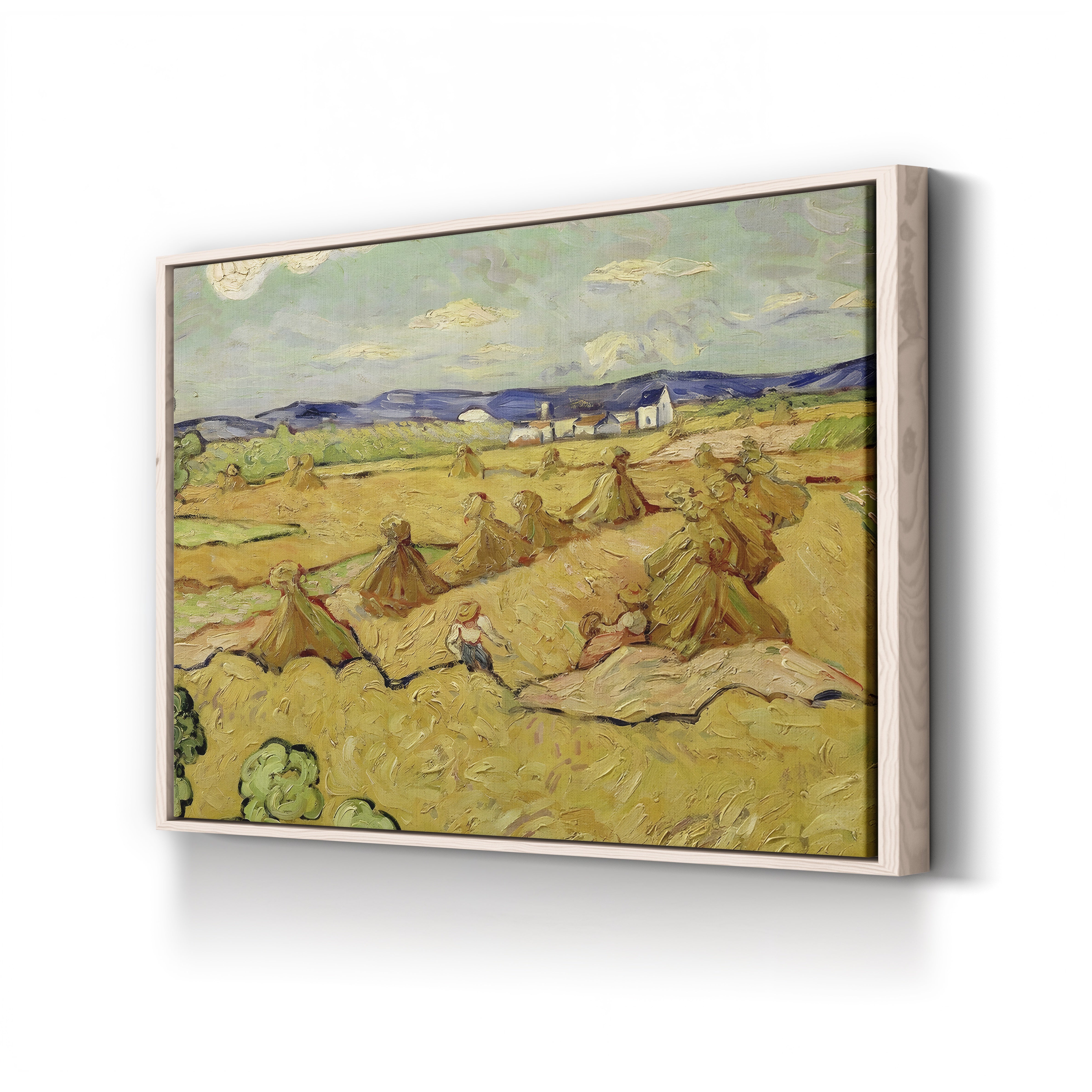 The Haystacks – Vincent van Gogh Wall Art | Post-Impressionist Harvest Landscape Canvas Print