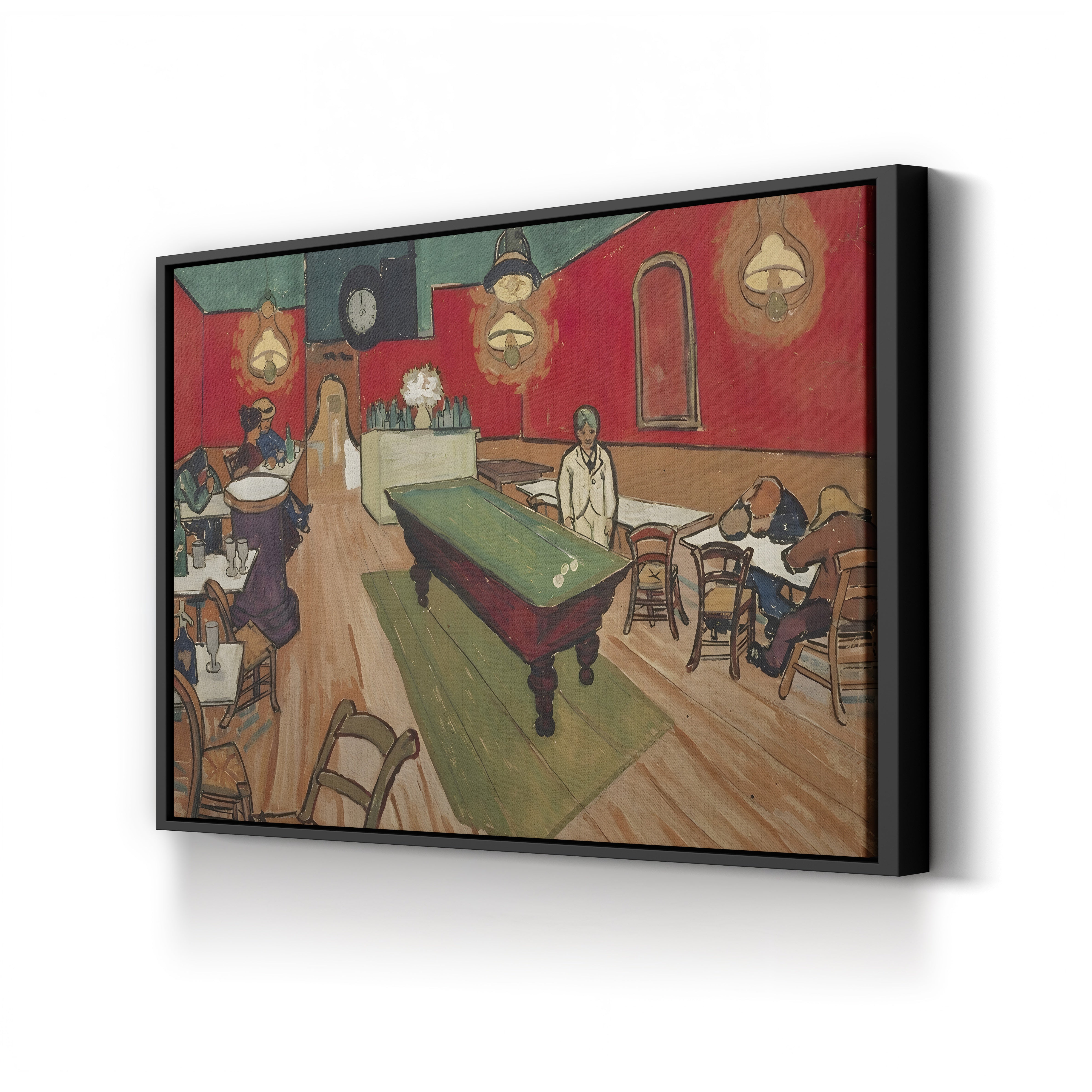 The Night Café in Arles, 1888 – Vincent van Gogh Wall Art | Post-Impressionist Interior Canvas Print