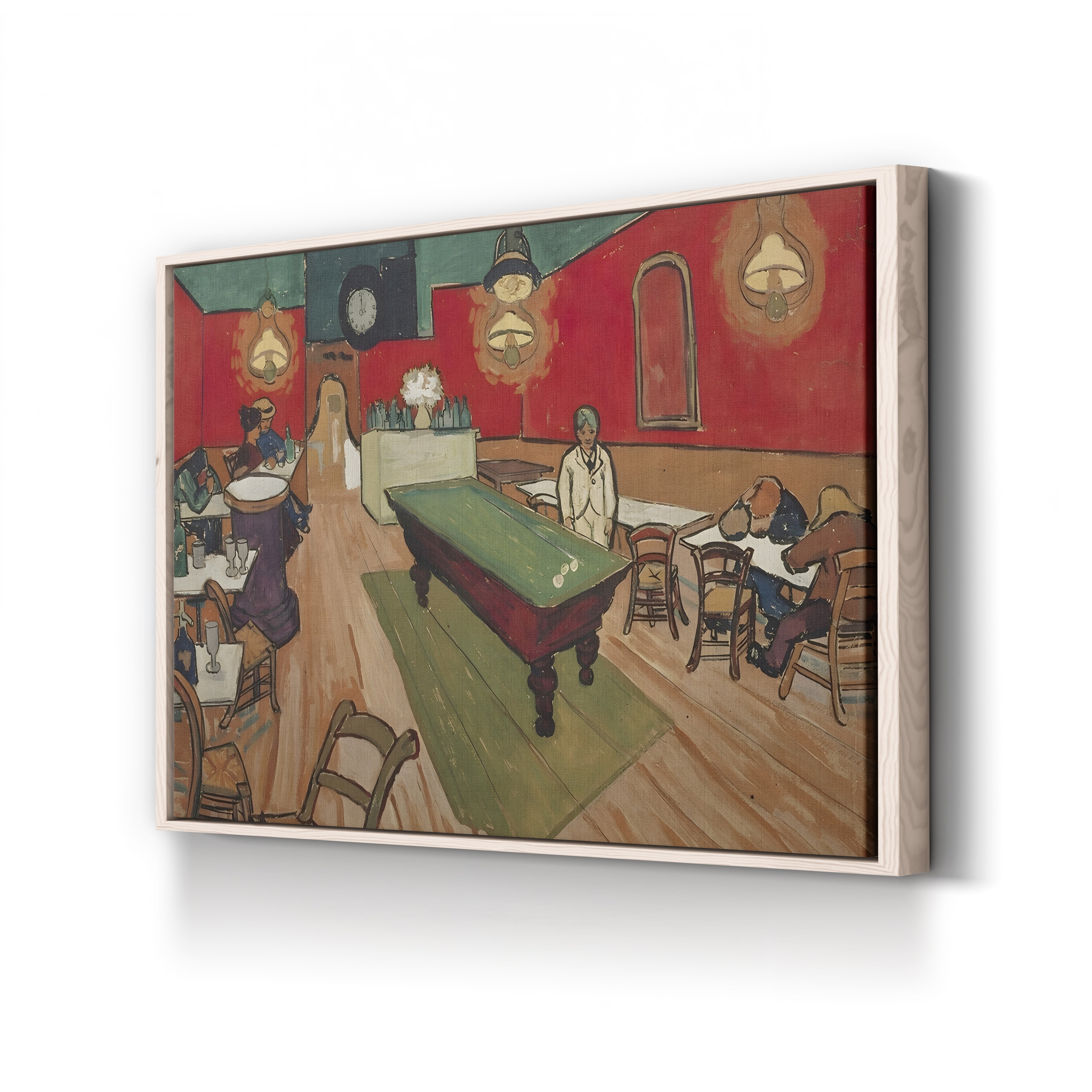 The Night Café in Arles, 1888 – Vincent van Gogh Wall Art | Post-Impressionist Interior Canvas Print