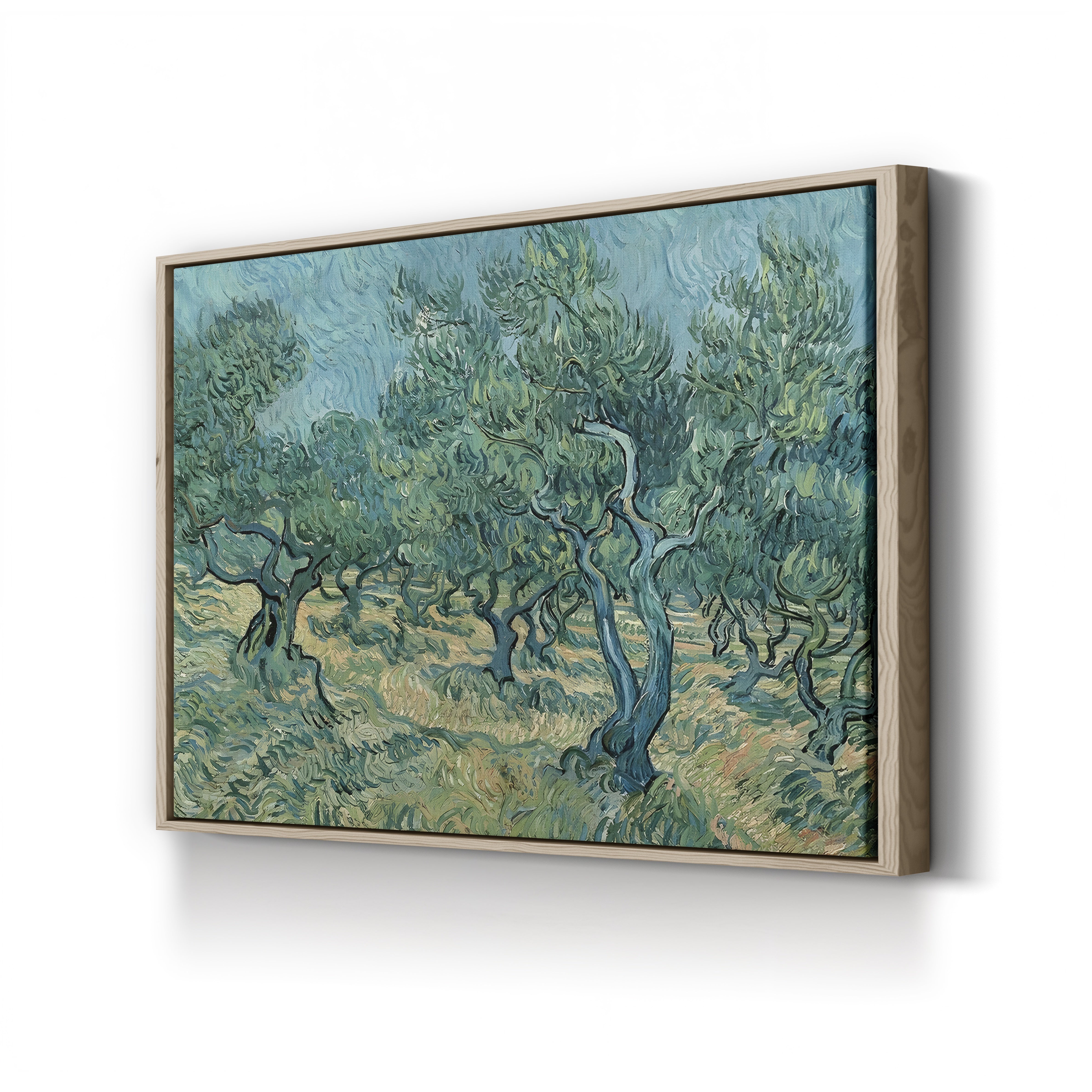 The Olive Grove, 1889 – Vincent van Gogh Wall Art | Post-Impressionist Saint-Rémy Landscape Canvas Print