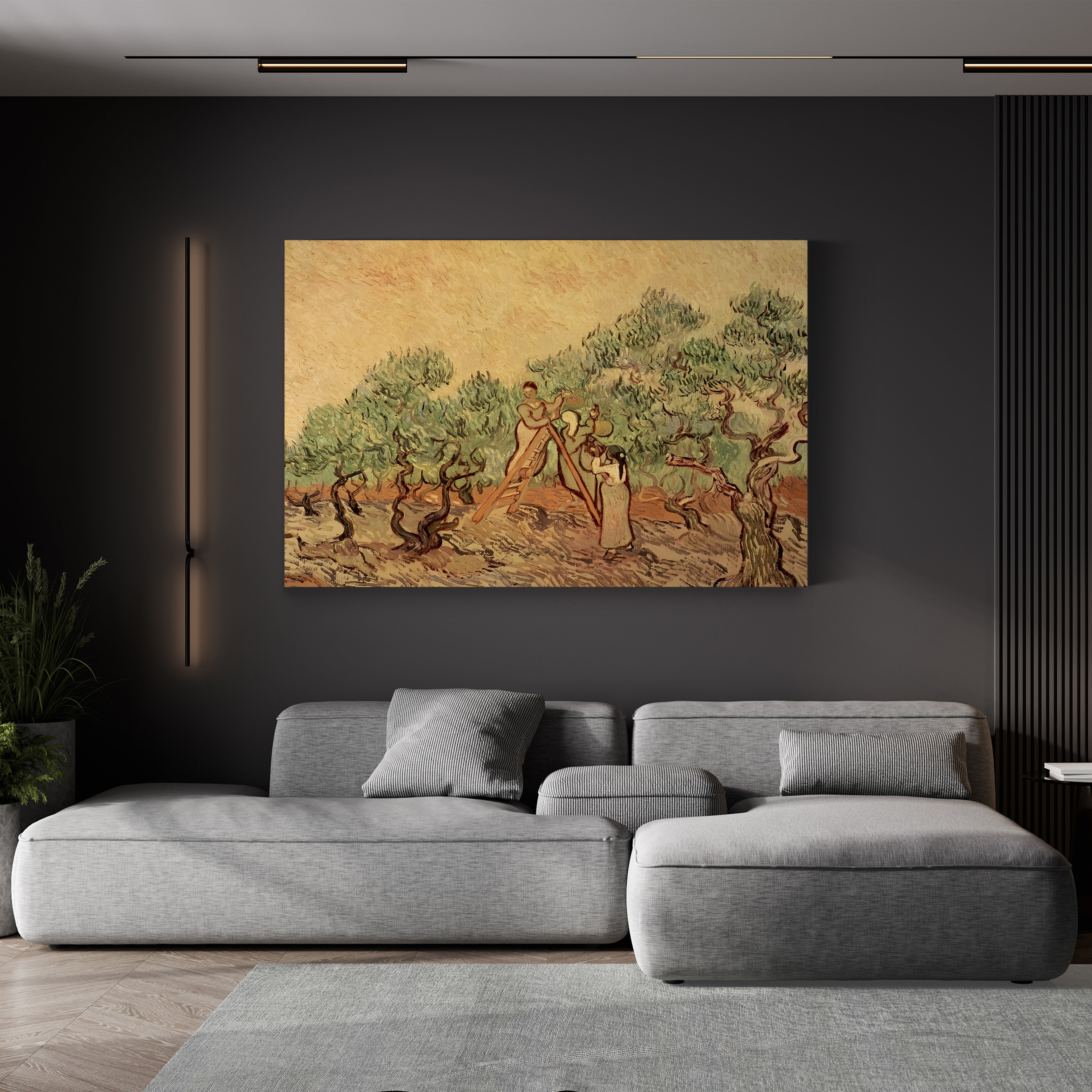 The Olive Grove, 1889 (II) – Vincent van Gogh Wall Art | Post-Impressionist Saint-Rémy Canvas Print