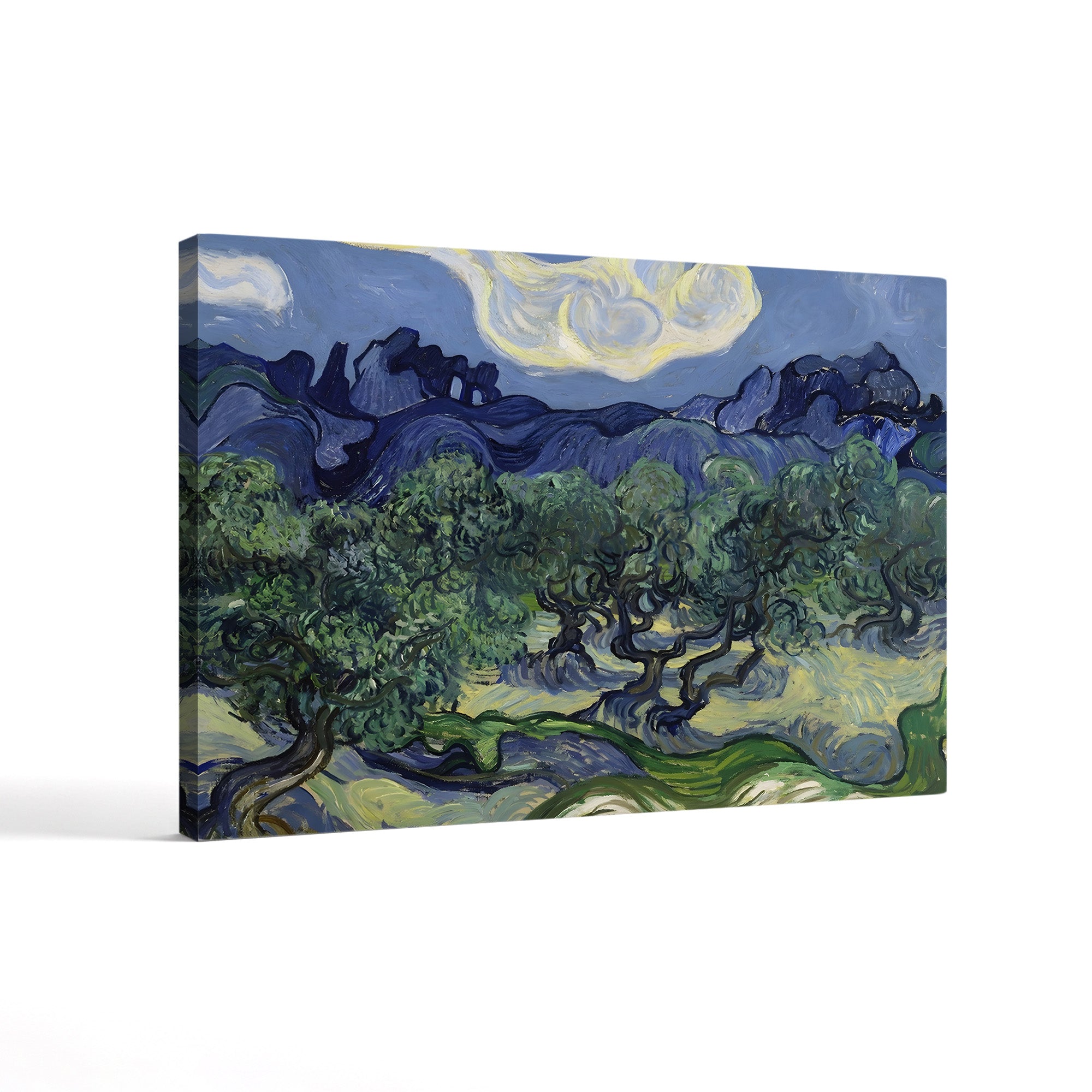 The Olive Trees, 1889 – Vincent van Gogh Wall Art | Post-Impressionist Saint-Rémy Landscape Canvas Print
