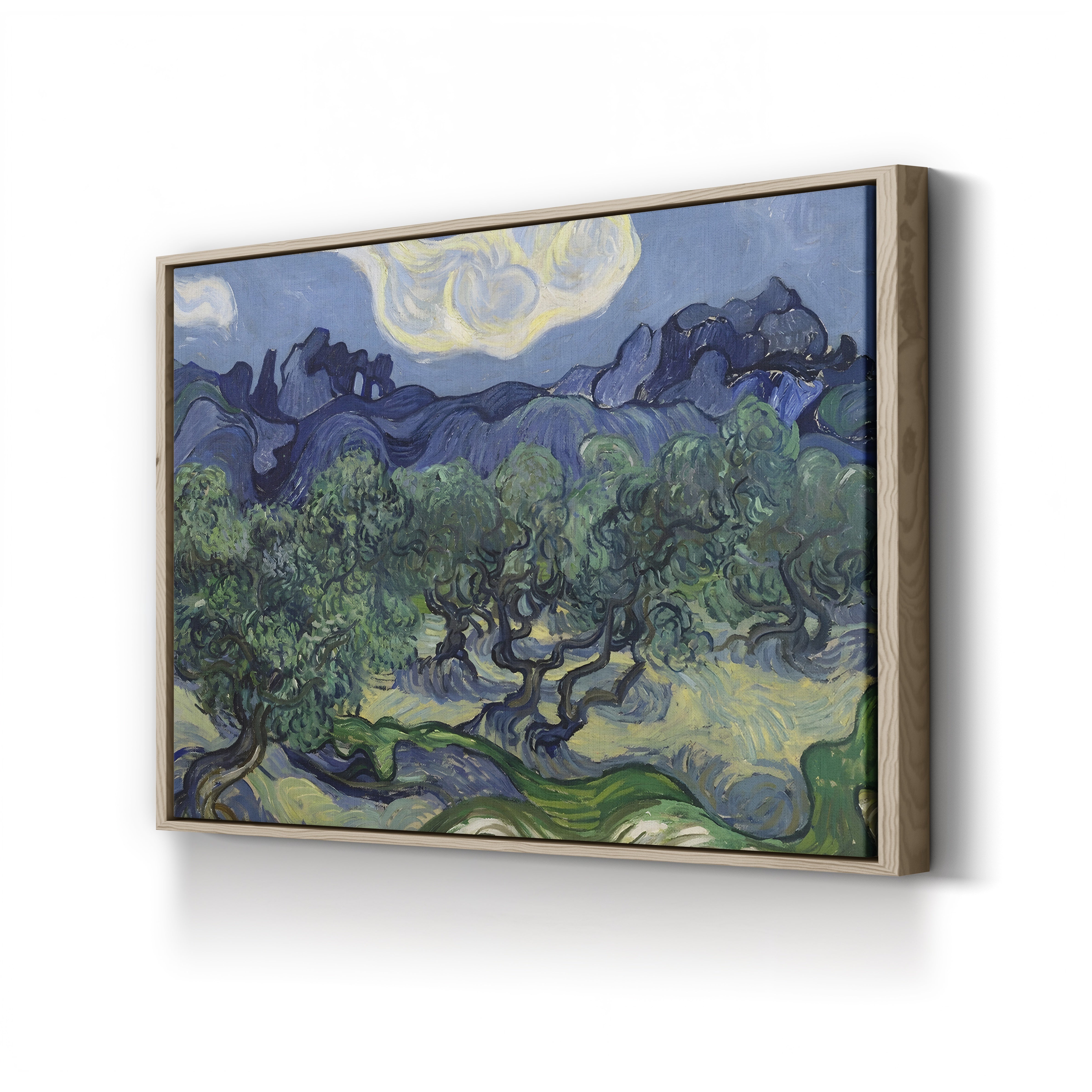 The Olive Trees, 1889 – Vincent van Gogh Wall Art | Post-Impressionist Saint-Rémy Landscape Canvas Print