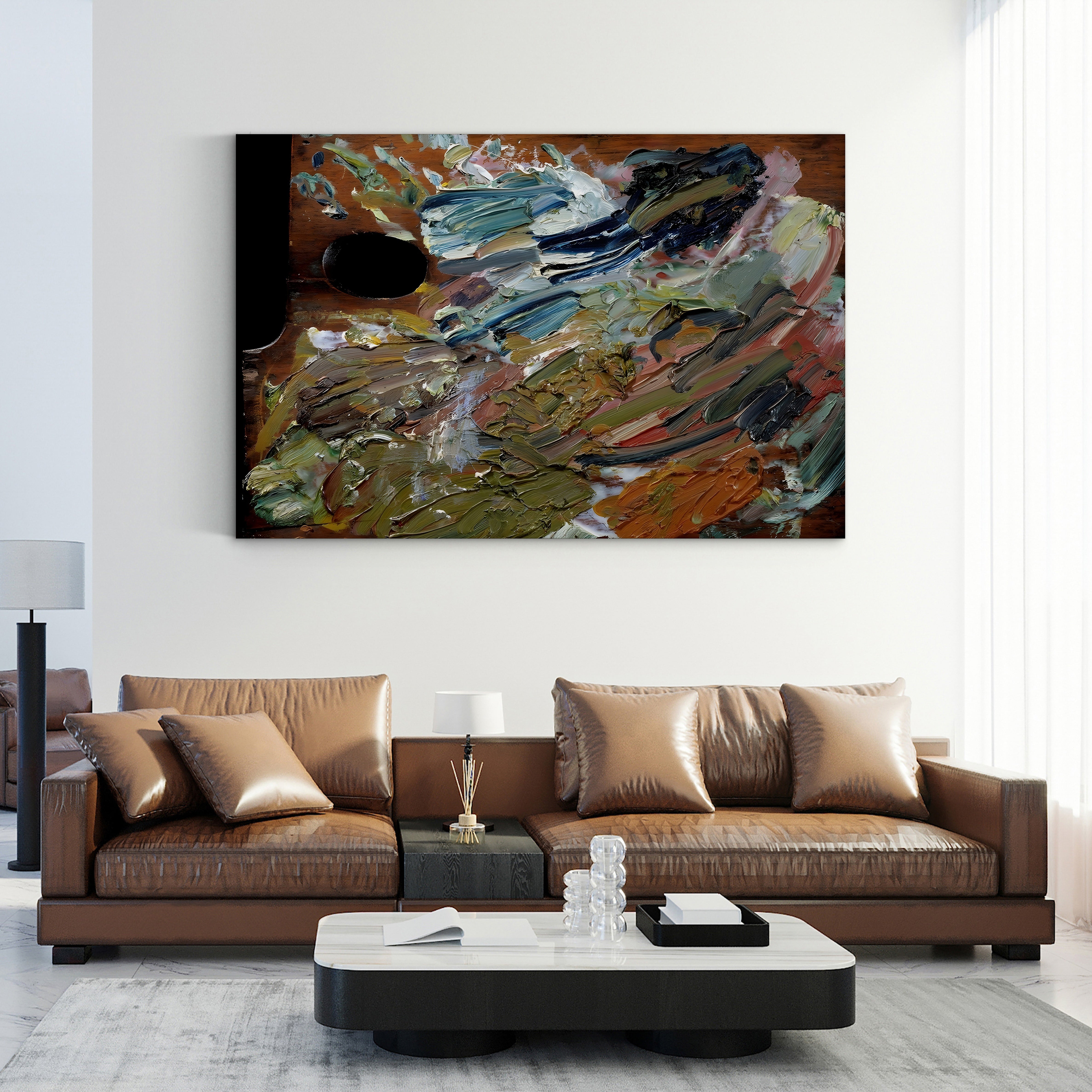 The Palette of Vincent van Gogh – Vincent van Gogh Wall Art | Post-Impressionist Artist Still Life Canvas Print