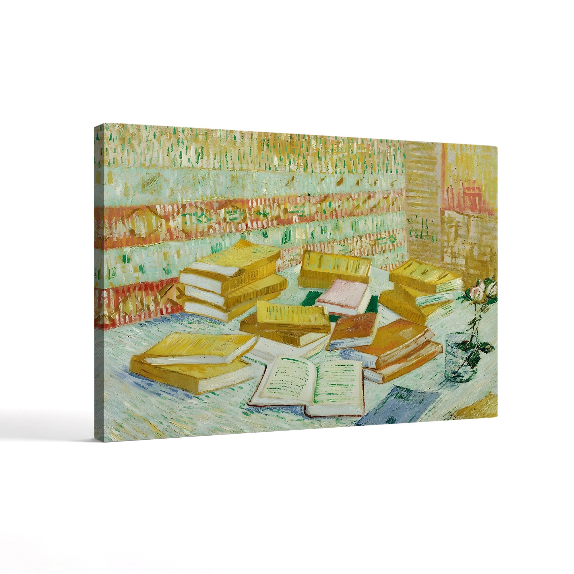 The Parisian Novels (The Yellow Books), 1887 – Vincent van Gogh Wall Art | Post-Impressionist Still Life Canvas Print