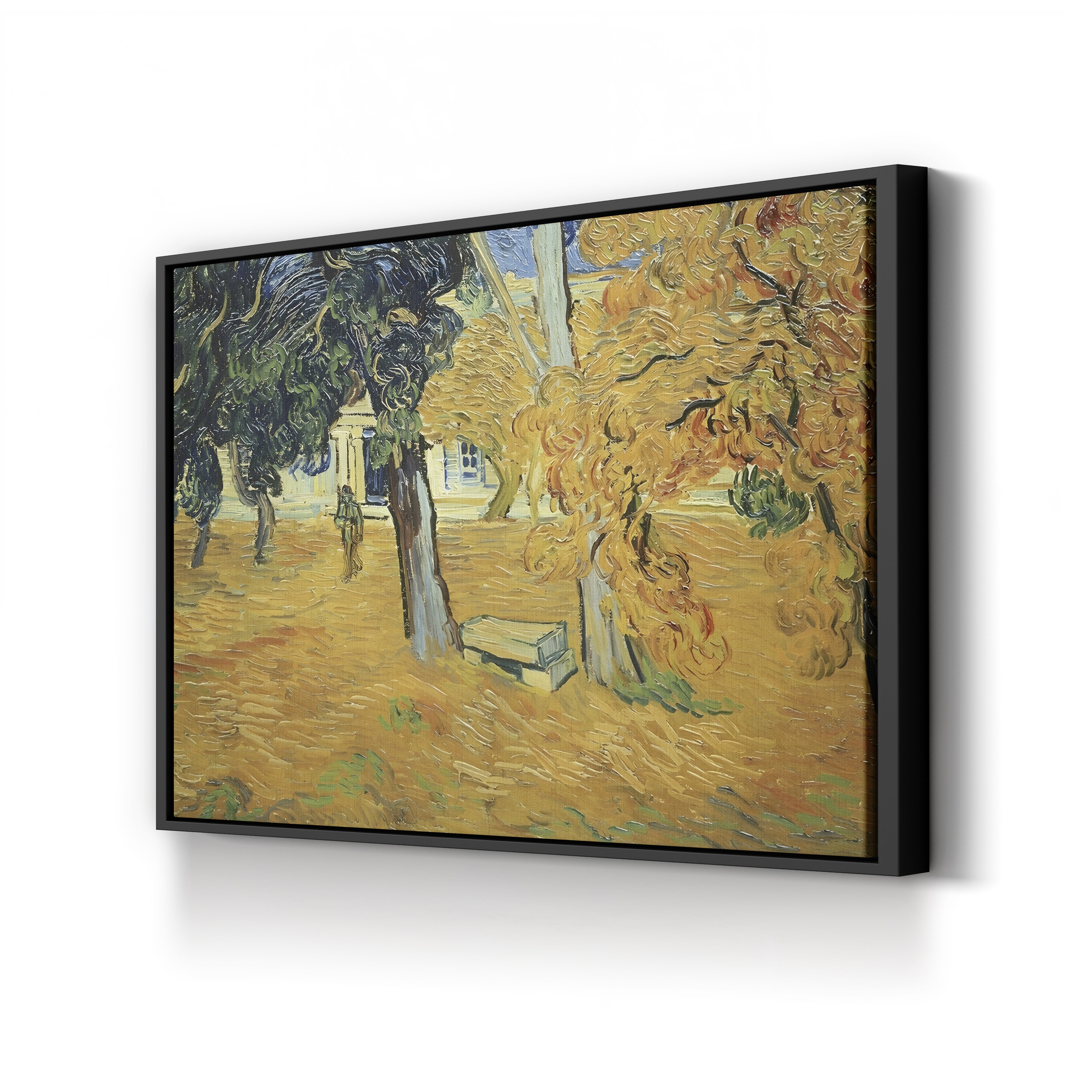 The Park at St. Paul's Hospital, St-Rémy, 1889 – Vincent van Gogh Wall Art | Post-Impressionist Garden Canvas Print