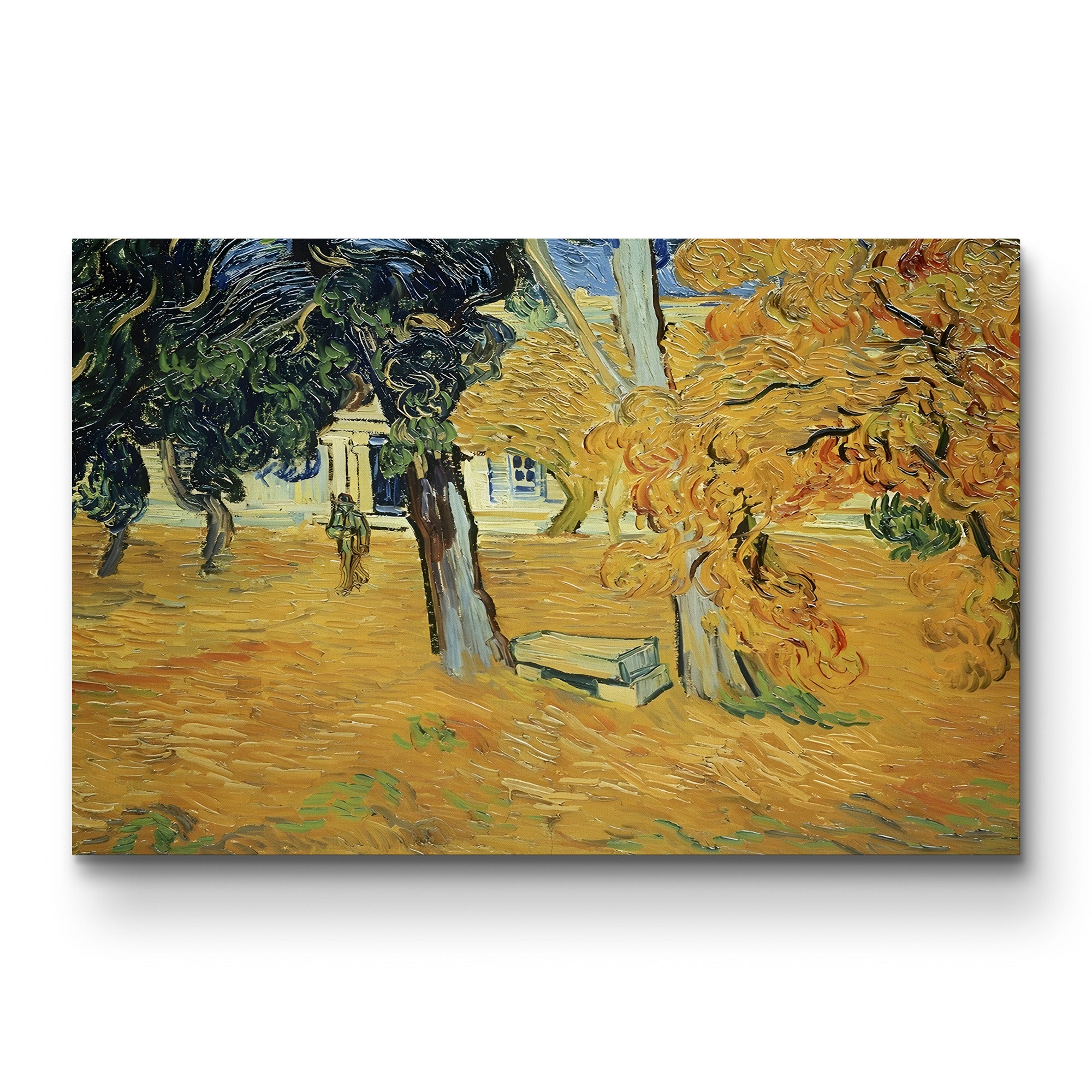 The Park at St. Paul's Hospital, St-Rémy, 1889 – Vincent van Gogh Wall Art | Post-Impressionist Garden Canvas Print