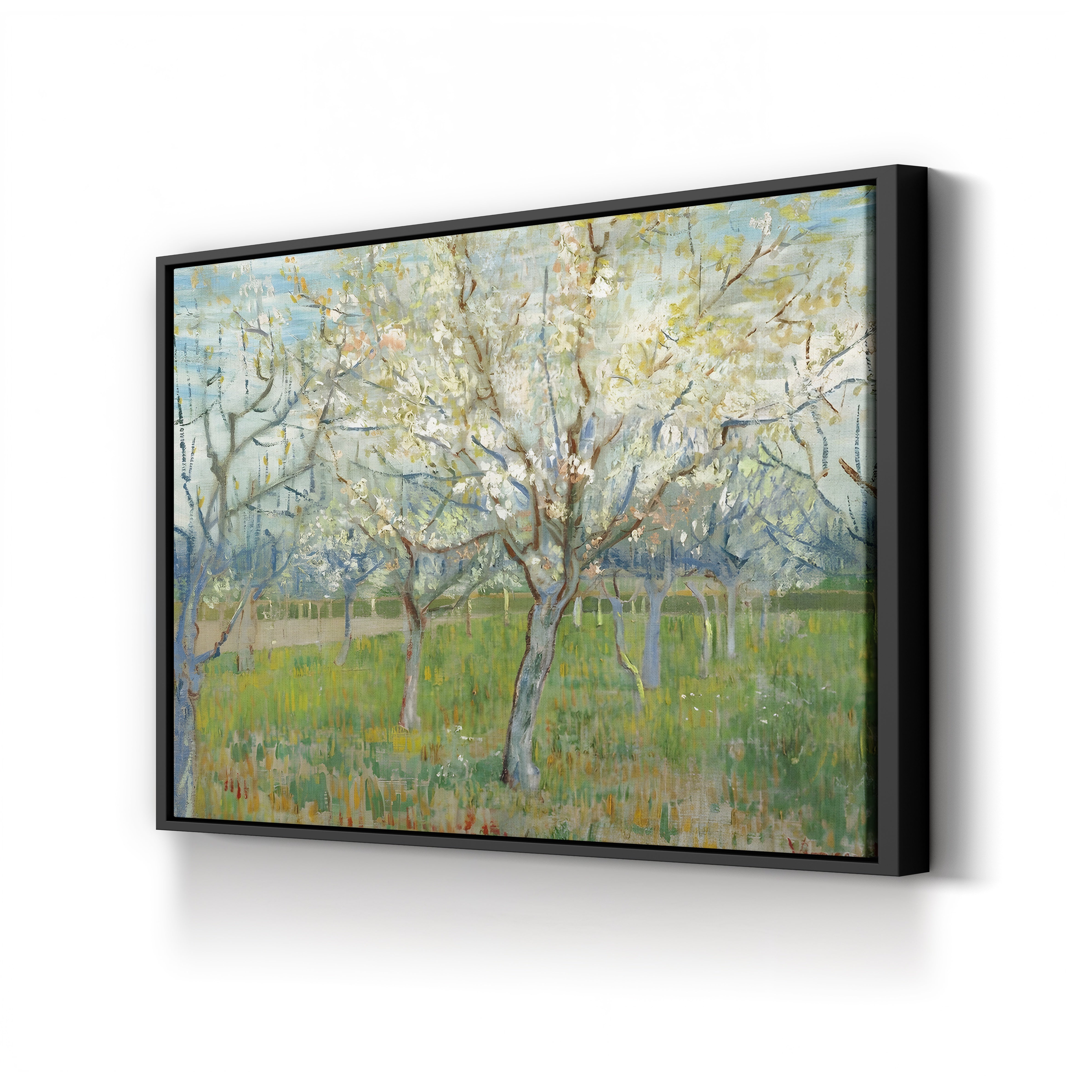 The Pink Orchard – Vincent van Gogh Wall Art | Post-Impressionist Spring Blossom Canvas Print
