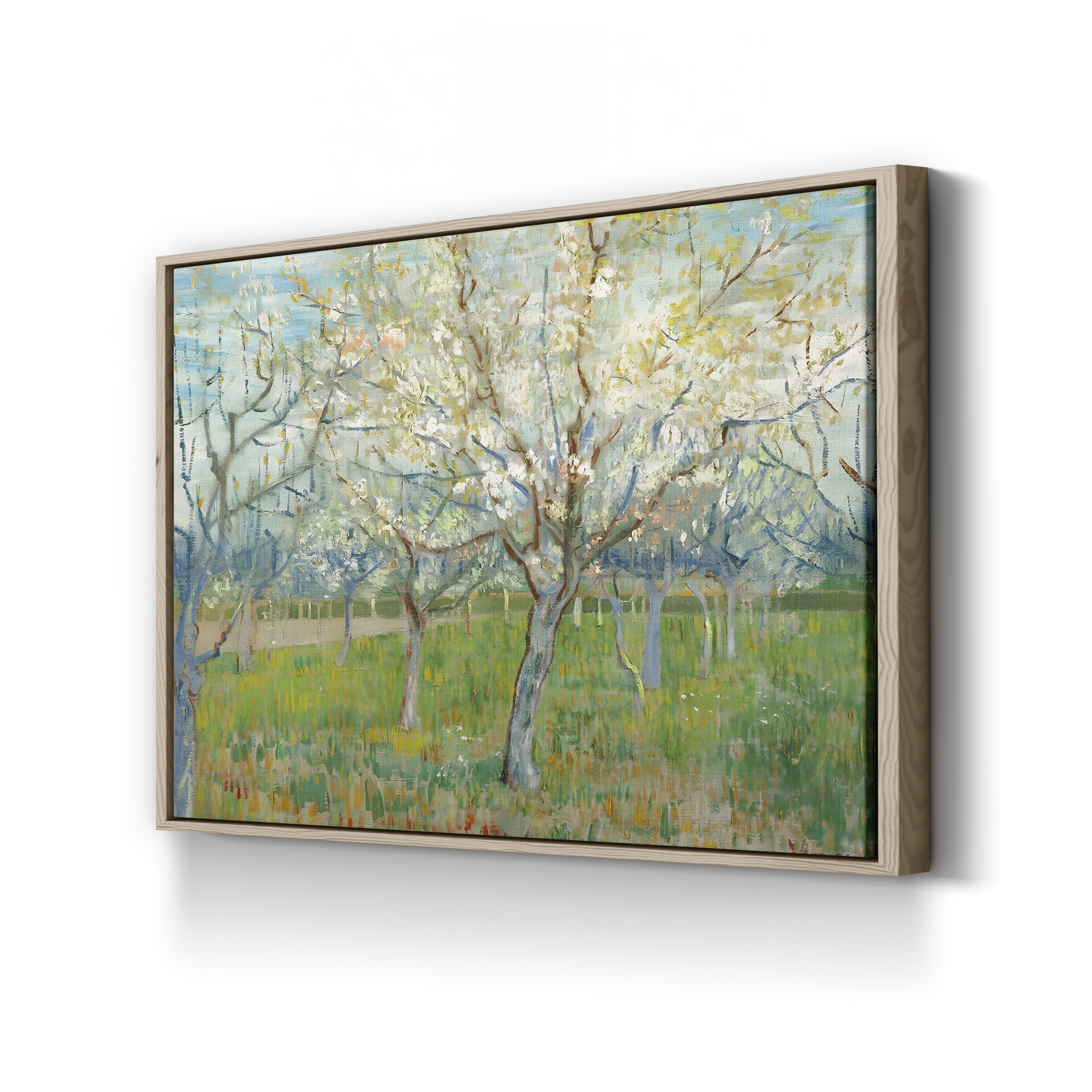 The Pink Orchard – Vincent van Gogh Wall Art | Post-Impressionist Spring Blossom Canvas Print