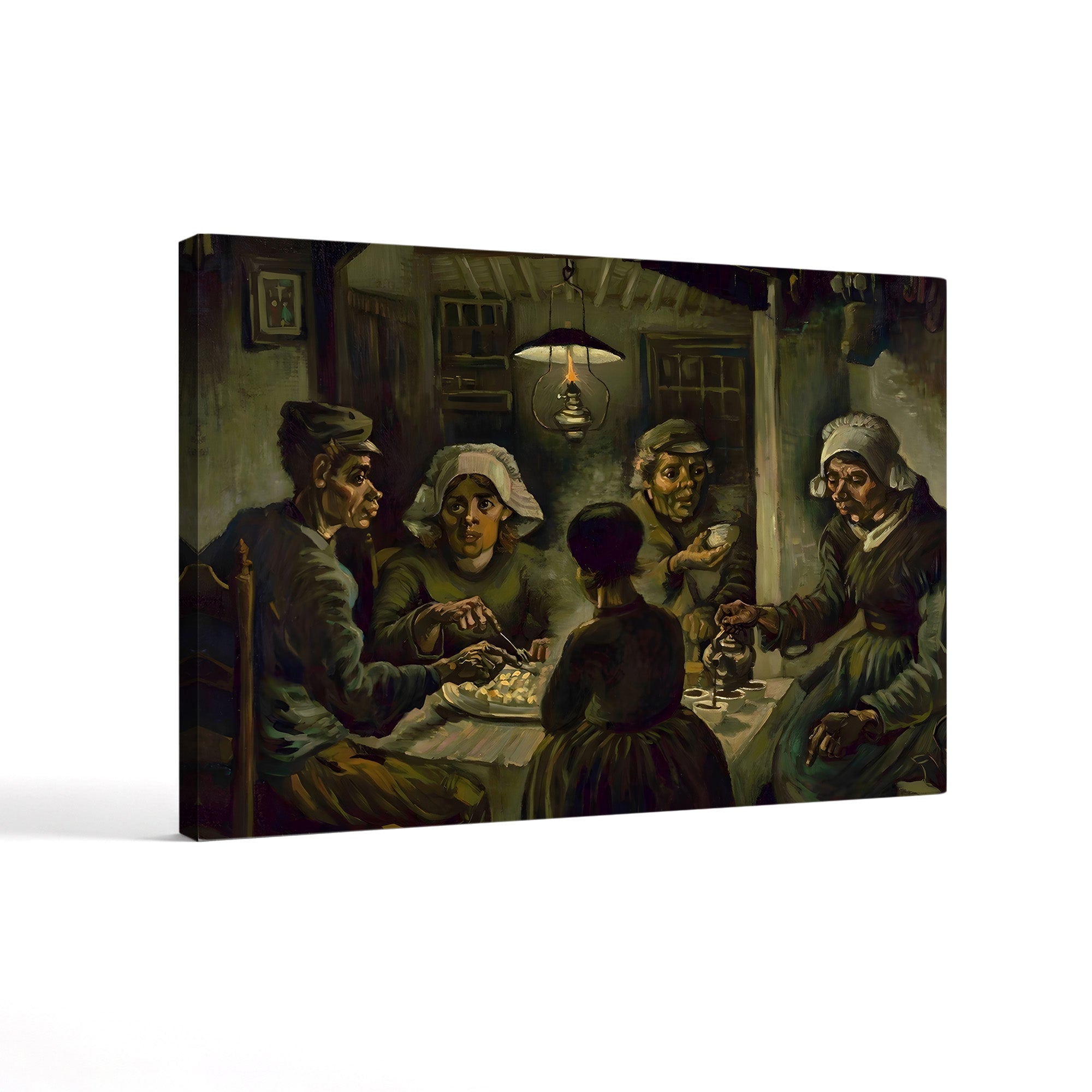 The Potato Eaters, 1885 – Vincent van Gogh Wall Art | Dutch Realist Figure Canvas Print