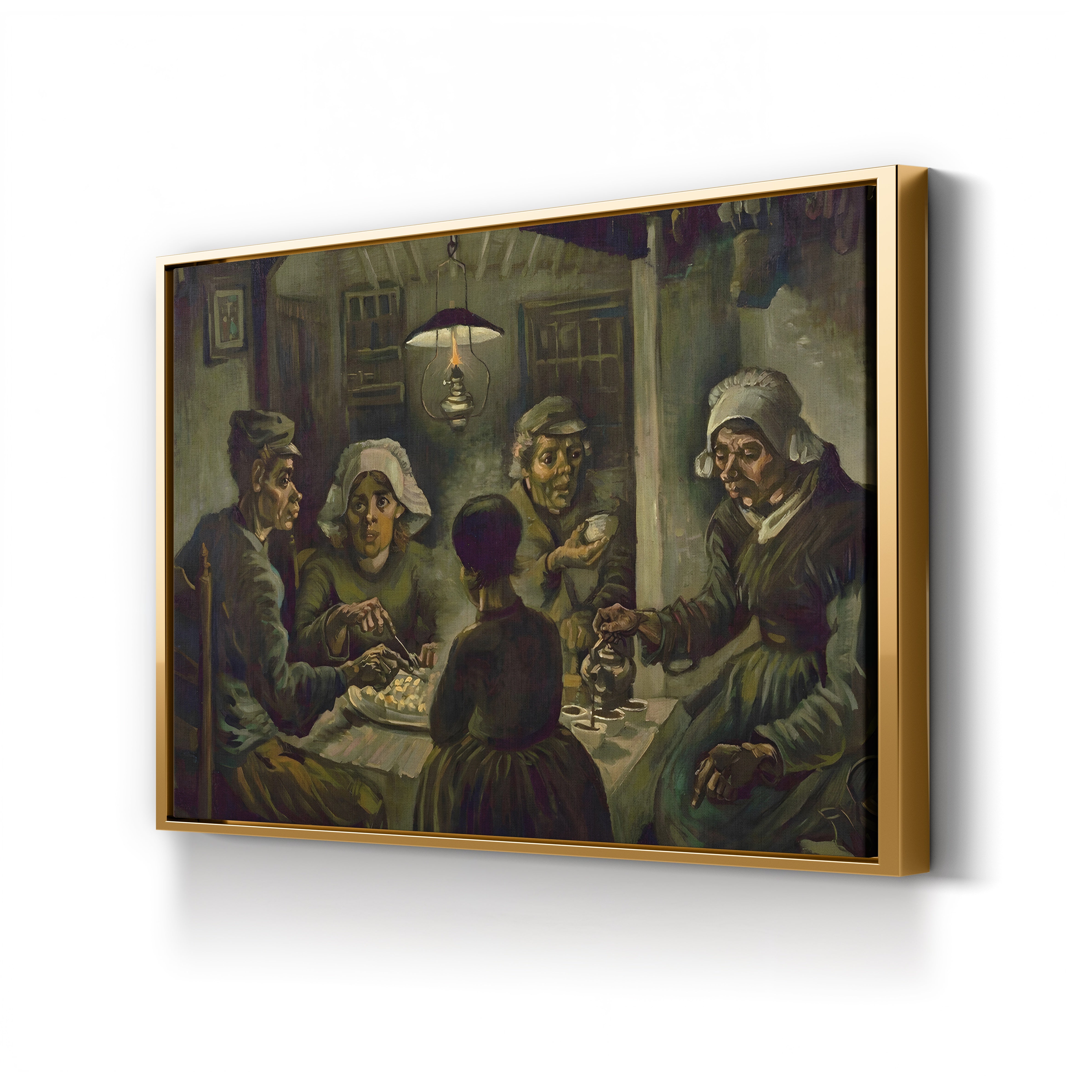The Potato Eaters, 1885 – Vincent van Gogh Wall Art | Dutch Realist Figure Canvas Print