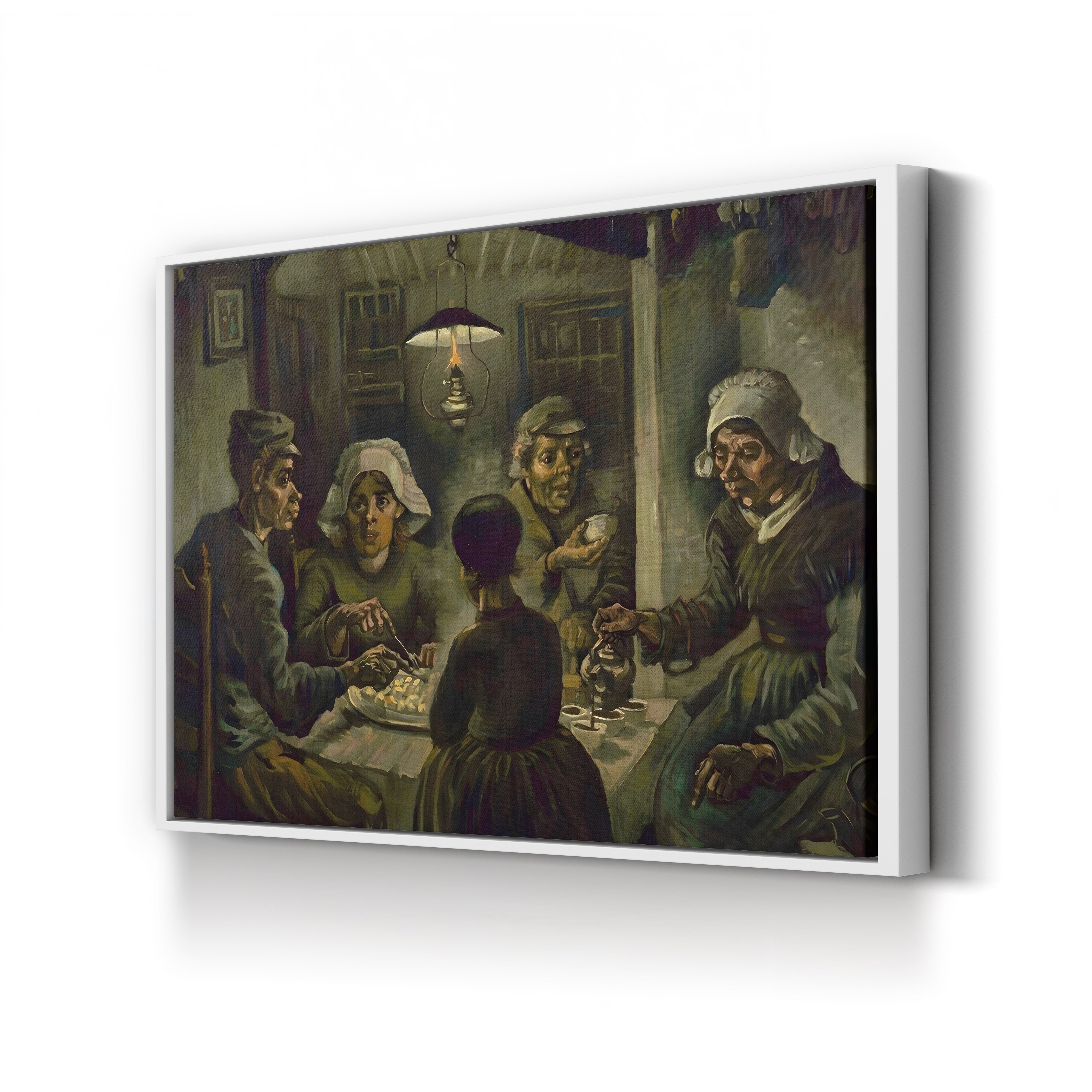The Potato Eaters, 1885 – Vincent van Gogh Wall Art | Dutch Realist Figure Canvas Print