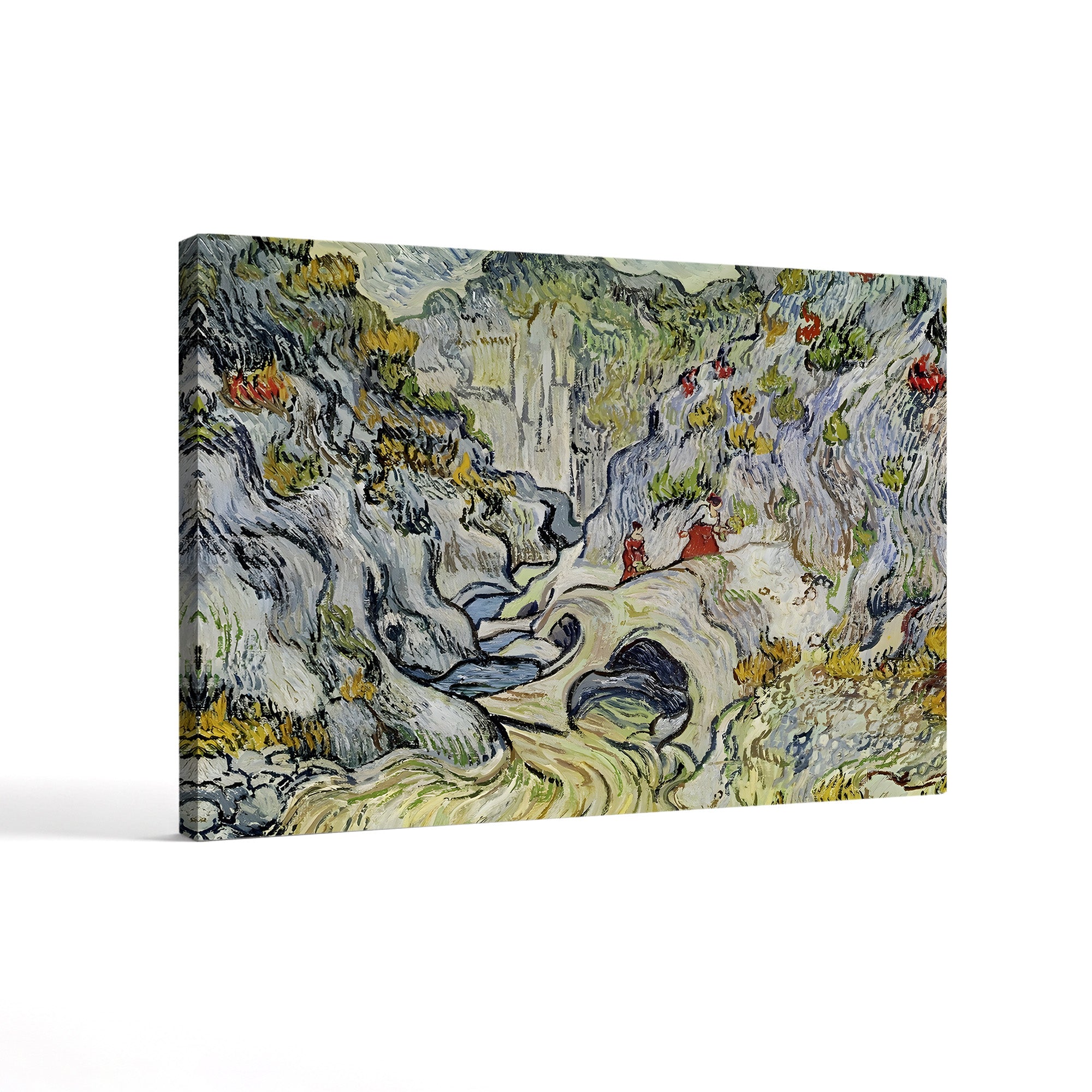 The Ravine of the Peyroulets, 1889 – Vincent van Gogh Wall Art | Post-Impressionist Landscape Canvas Print