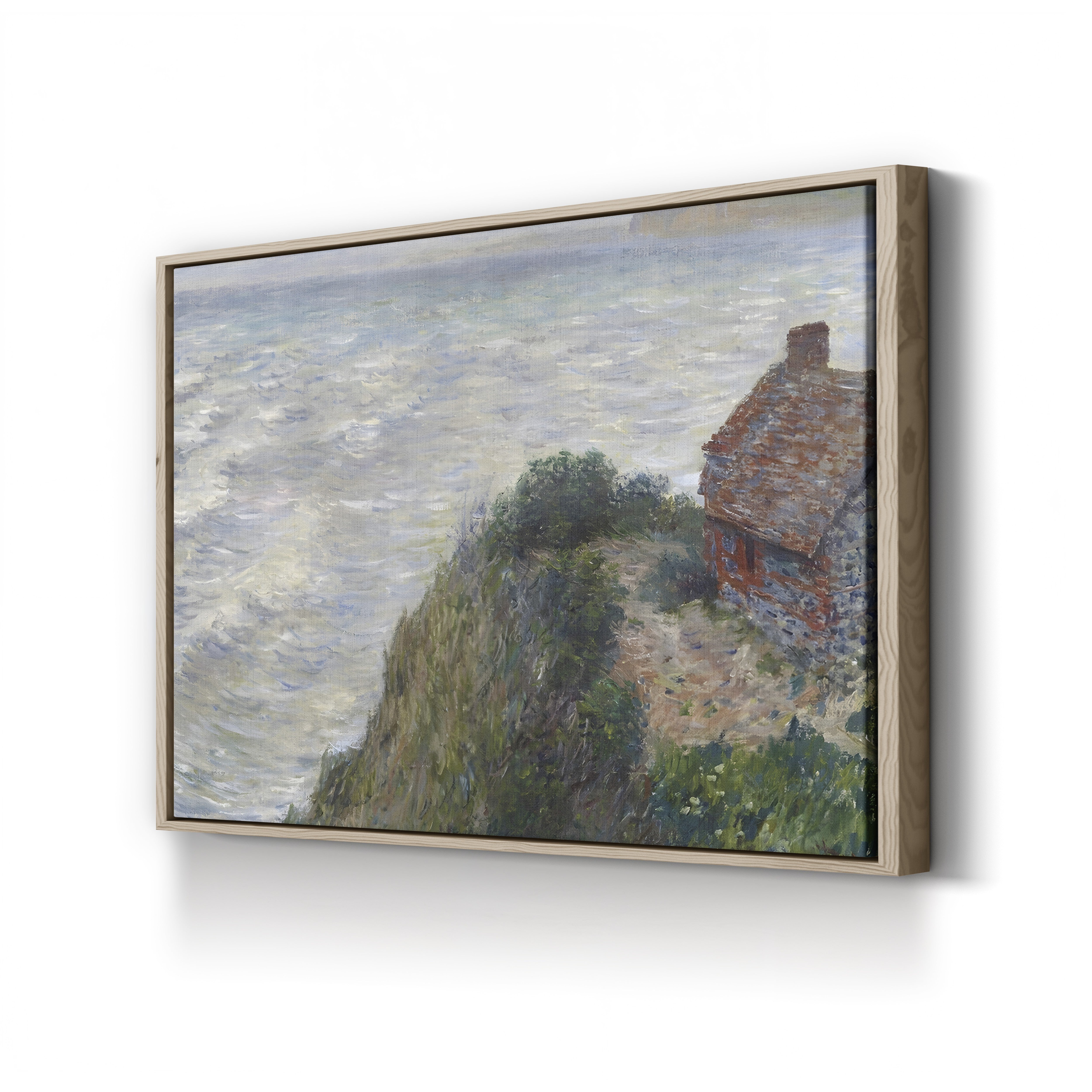 Fisherman's House at Petit-Ailly, 1882 – Claude Monet Wall Art | Impressionist Normandy Coastal Print
