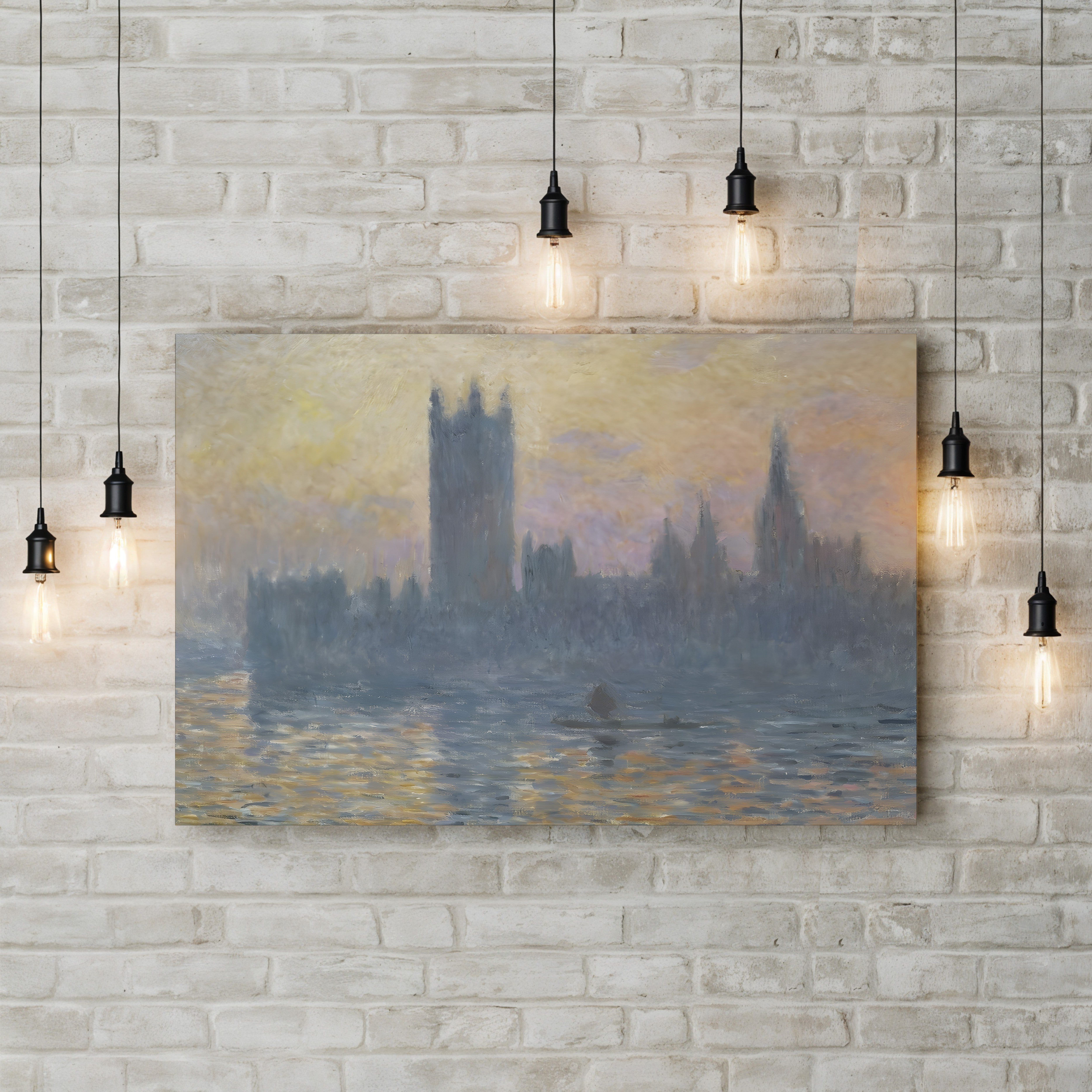 The Houses of Parliament, Sunset (Le Parlement, coucher de soleil), 1903 by Claude Monet