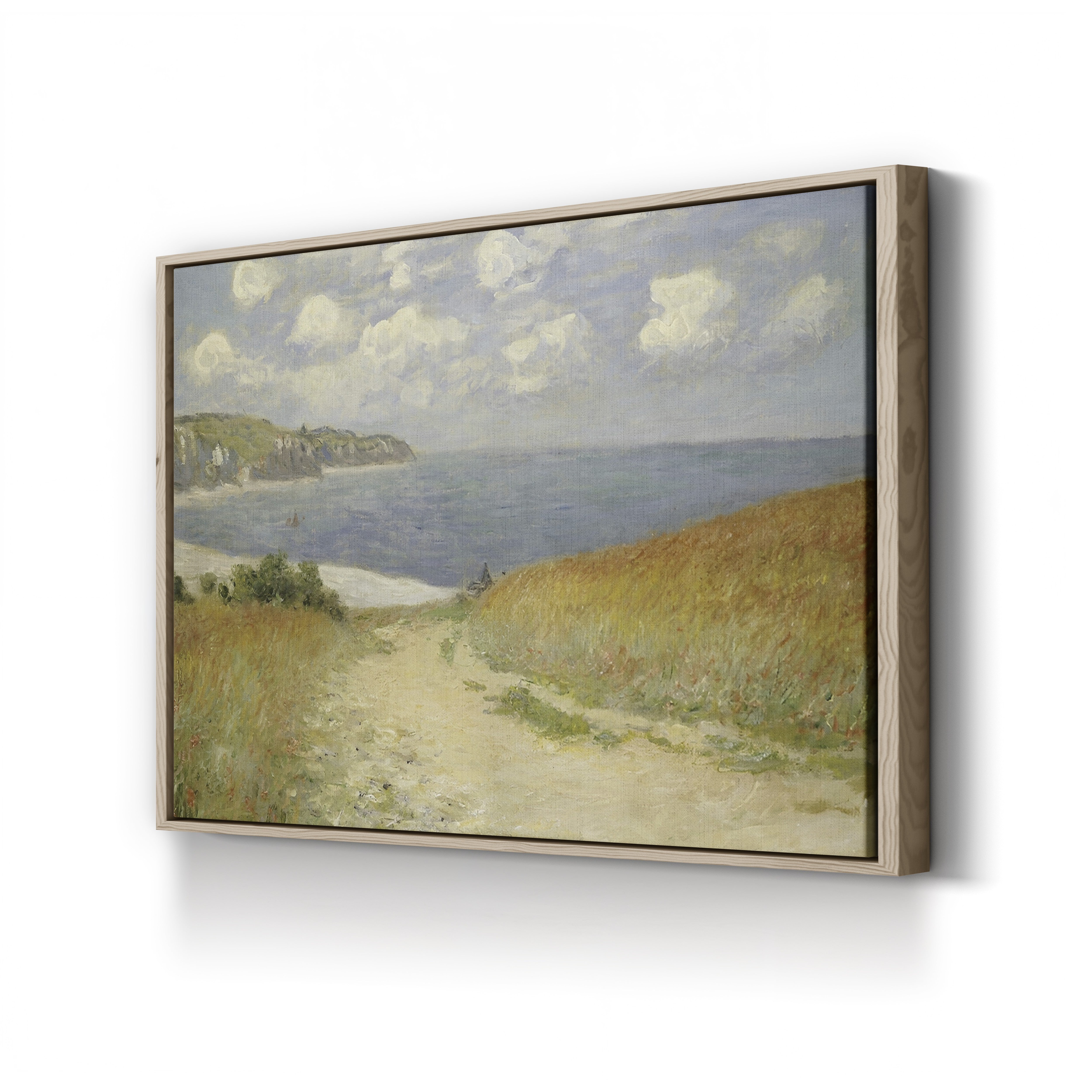 Path in the Wheat Fields at Pourville (Chemin dans les Blés à Pourville), 1882 by Claude Monet