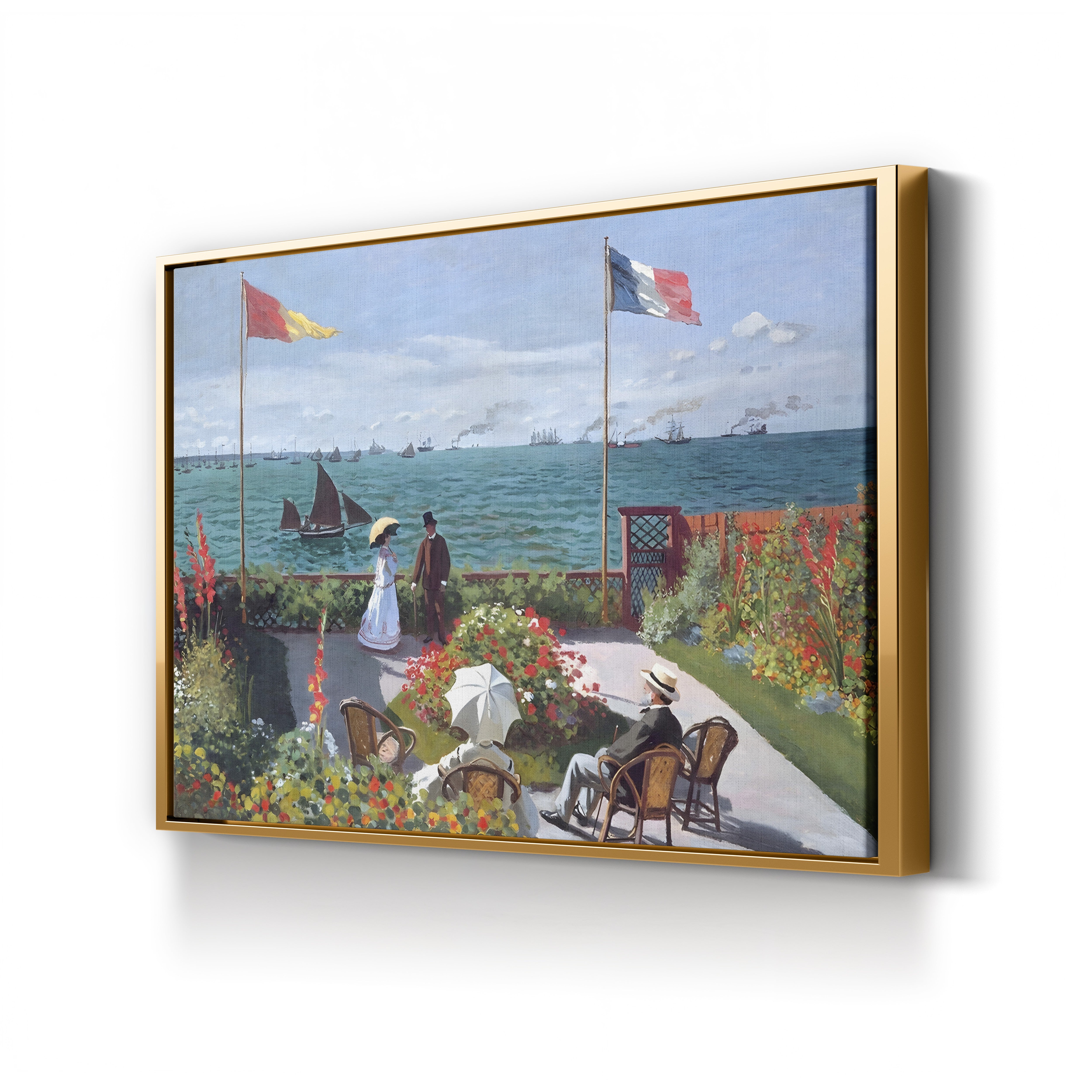 Garden at Sainte-Adresse (Terrasse à Sainte-Adresse), 1867 by Claude Monet