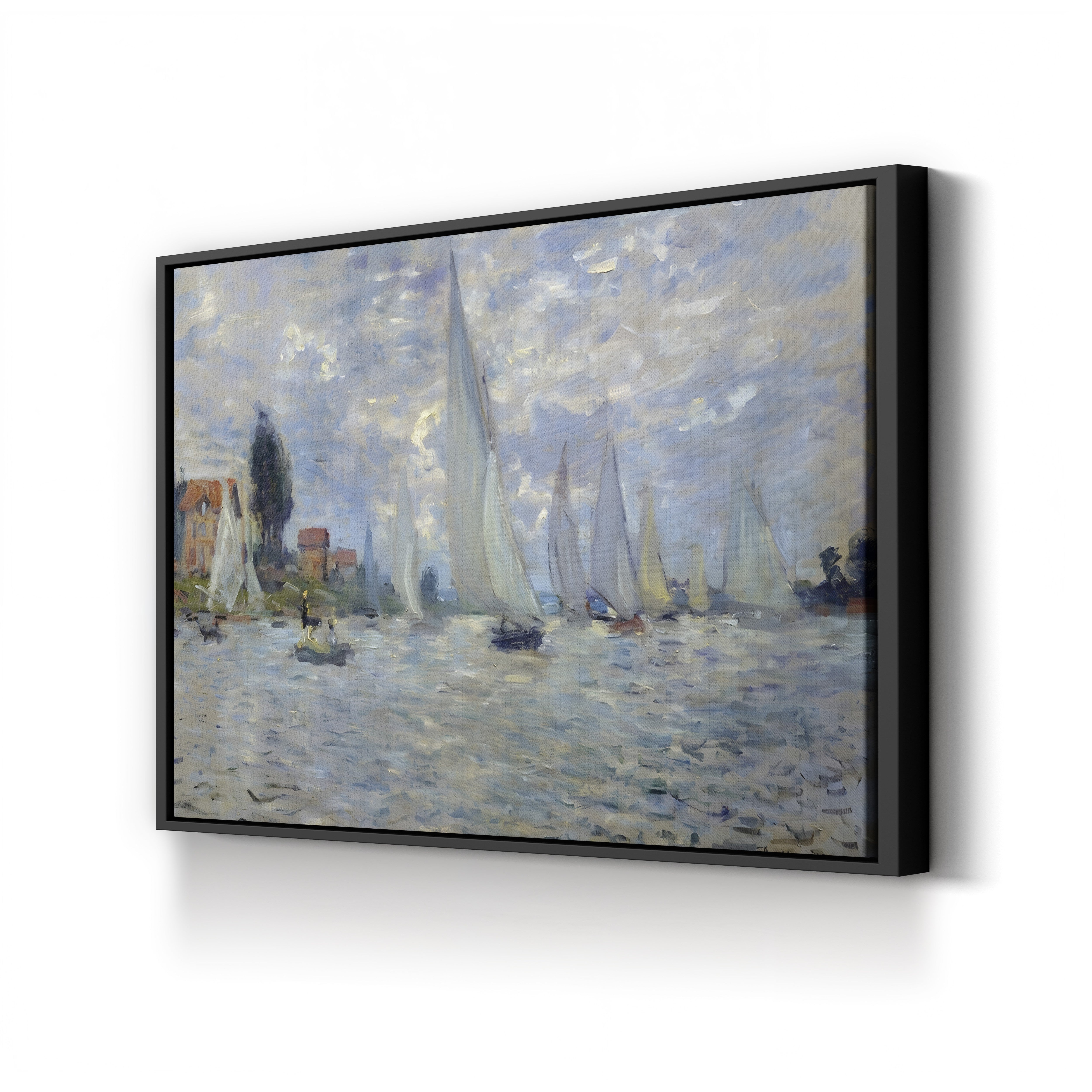 The Boats, Regatta at Argenteuil (Les Barques, régates à Argenteuil), 1874 by Claude Monet