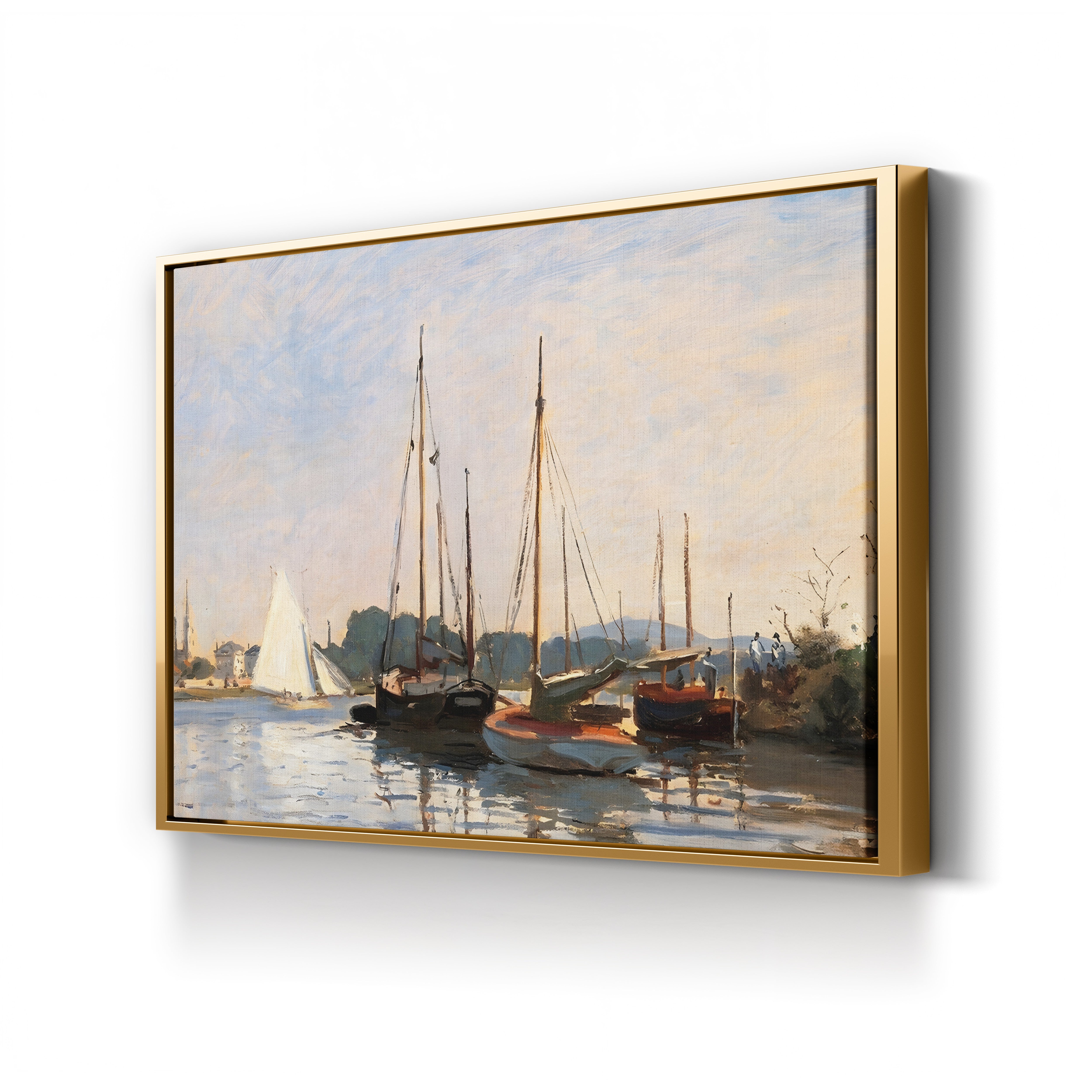 Sailing Boats at Argenteuil (Voiliers à Argenteuil), 1872-1873 by Claude Monet