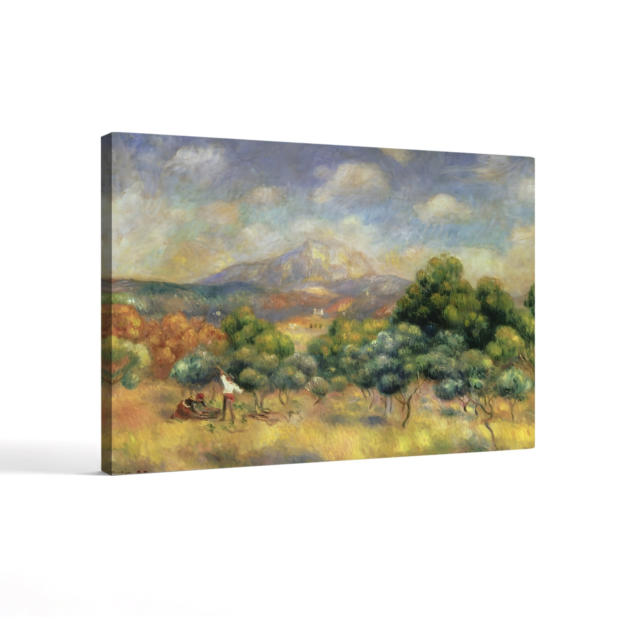 Mont Sainte-Victoire, 1889 – Renoir Wall Art | Provence Canvas