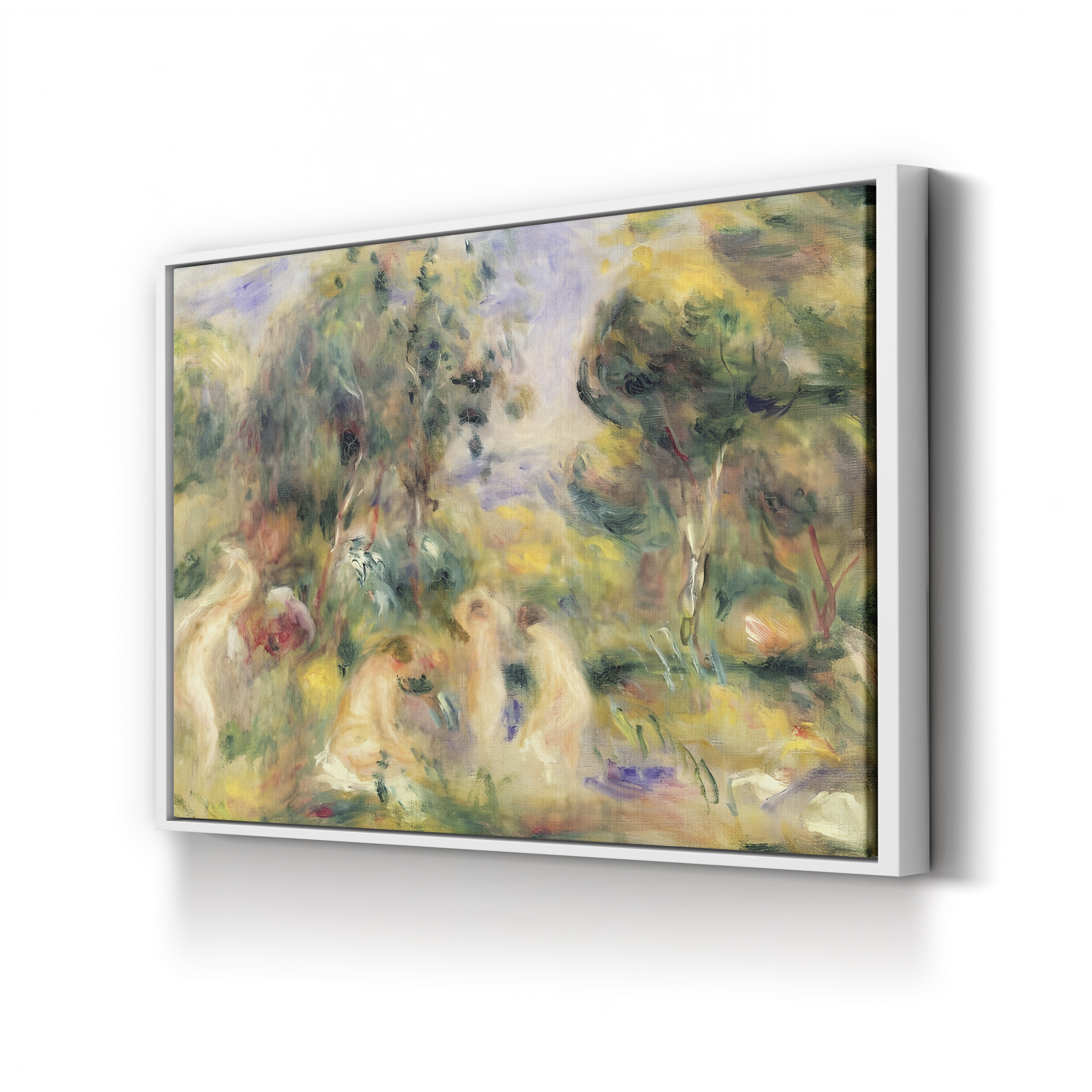 The Bathers – Pierre-Auguste Renoir Wall Art | Impressionist Bather Canvas Print