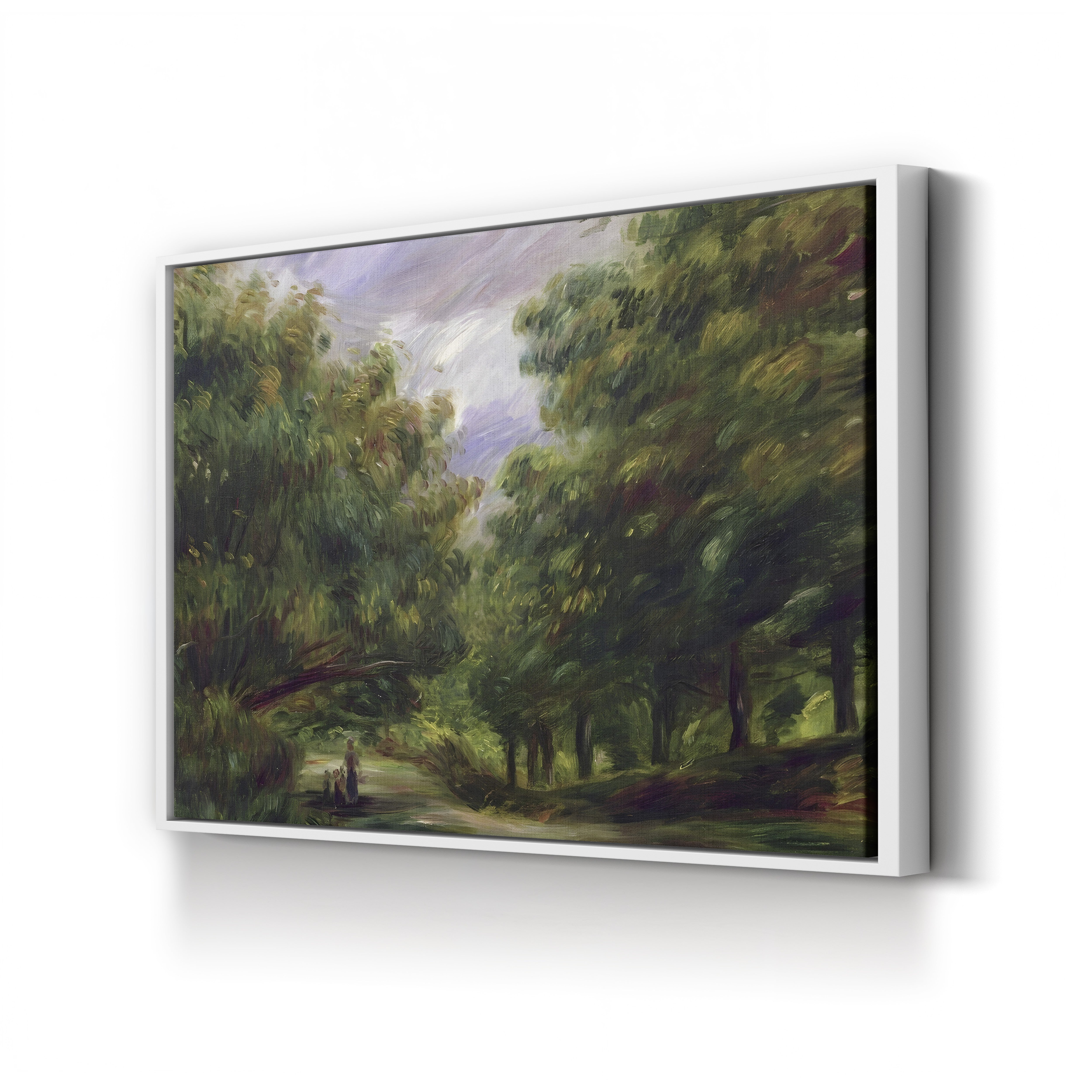 The Road near Cagnes, 1905 – Pierre-Auguste Renoir Wall Art | Impressionist Landscape Canvas Print