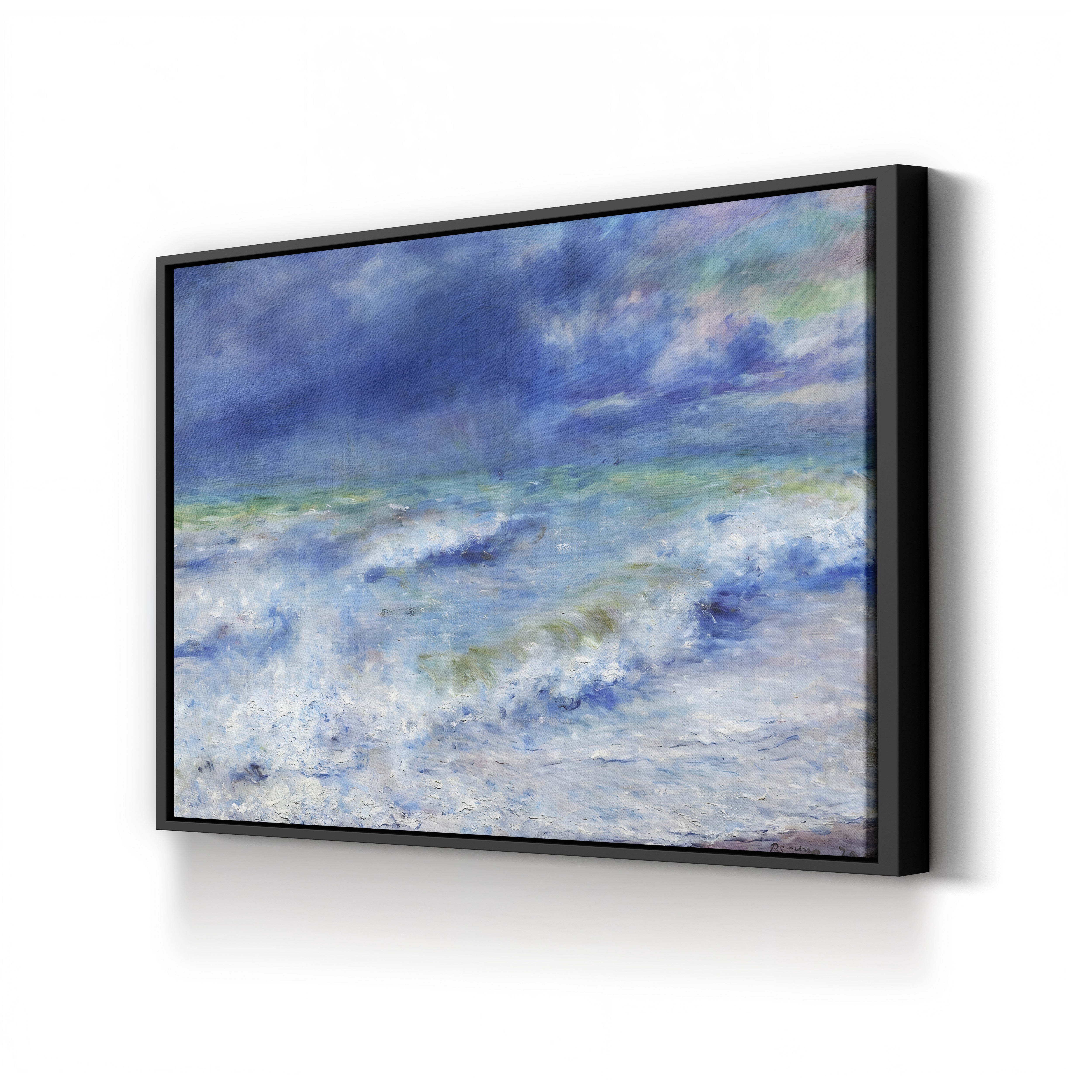 Seascape – Renoir Wall Art | Impressionist Seascape Canvas Print