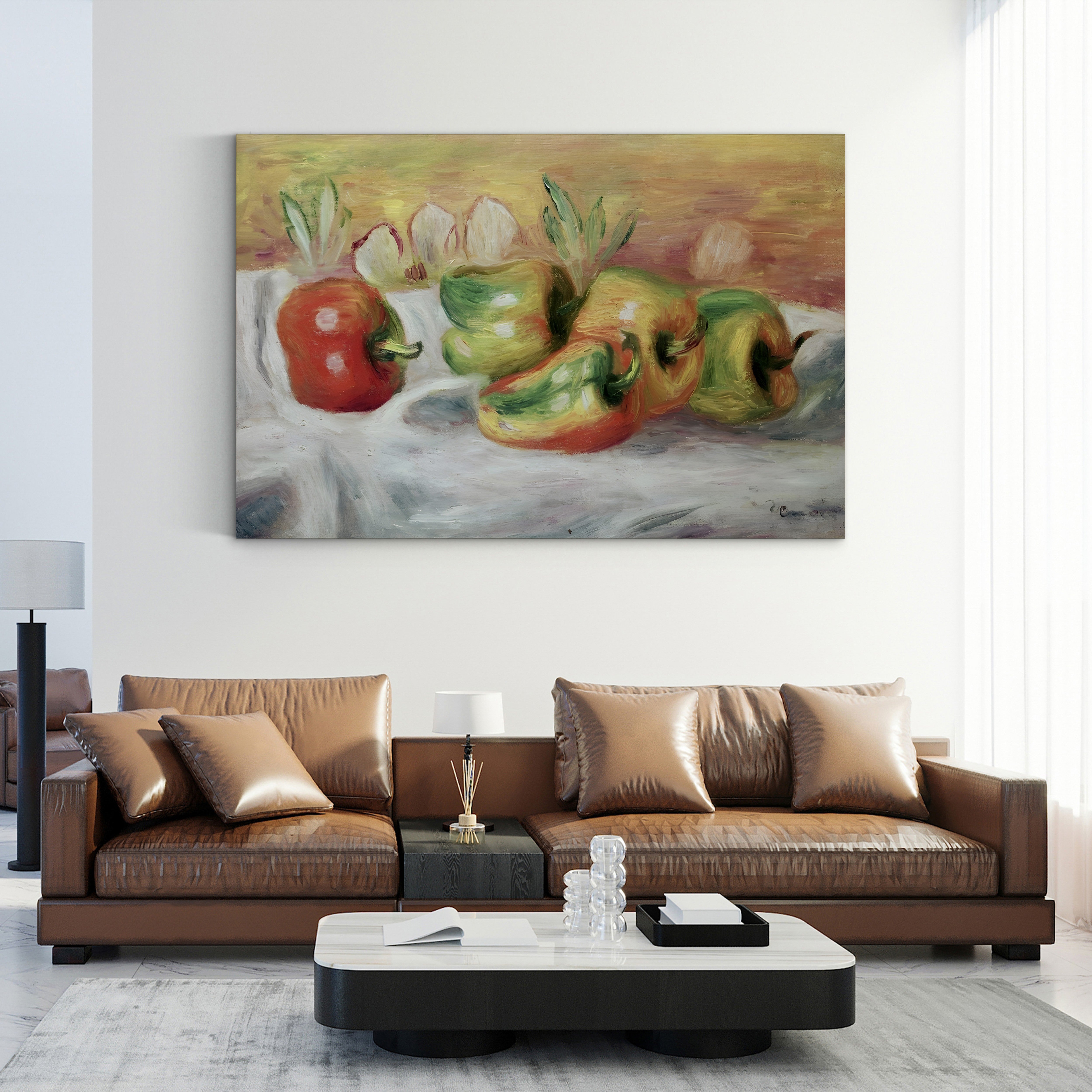 Pimientos, 1912 – Renoir Wall Art | Impressionist Still Life Canvas