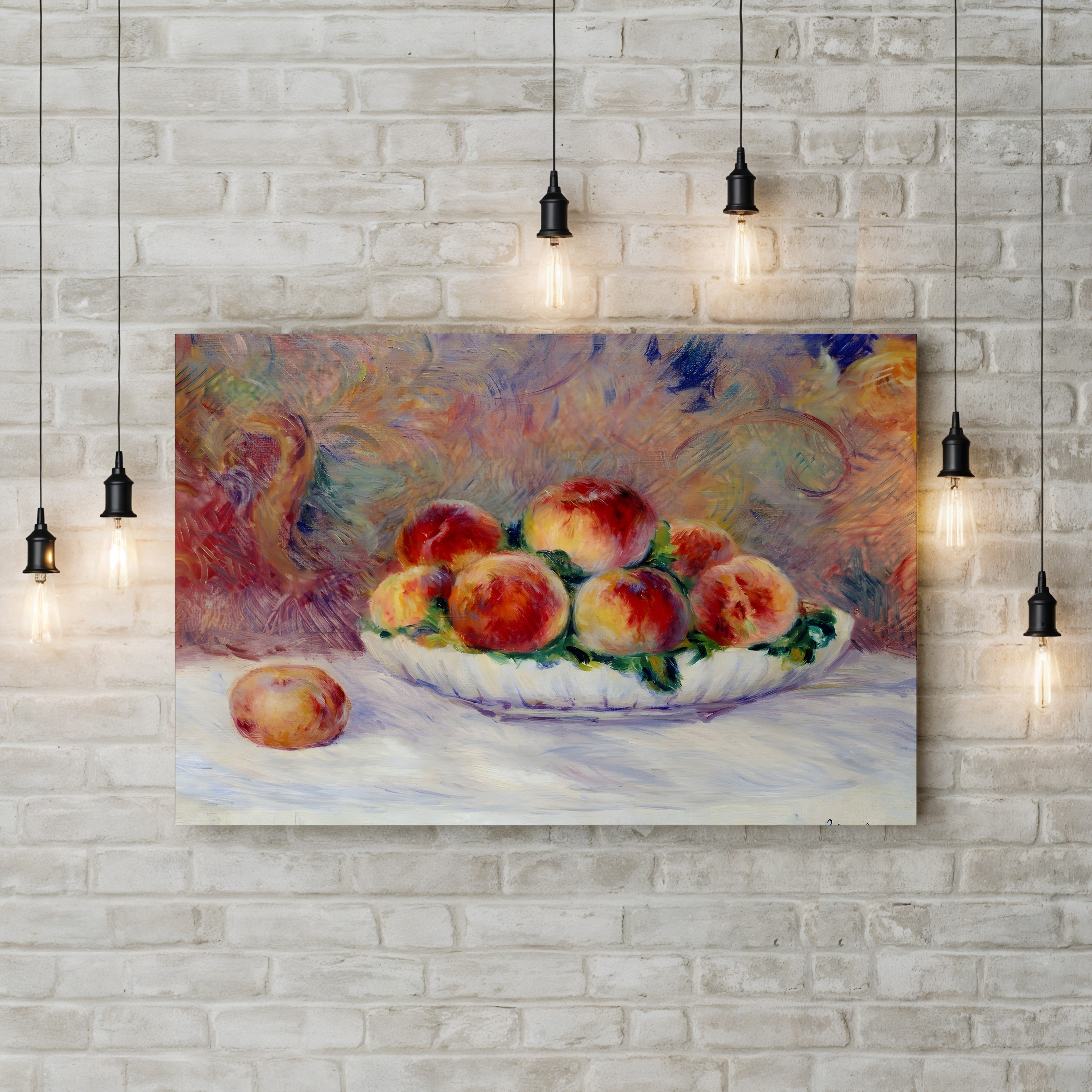 Peaches – Renoir Wall Art | Impressionist Still Life Canvas