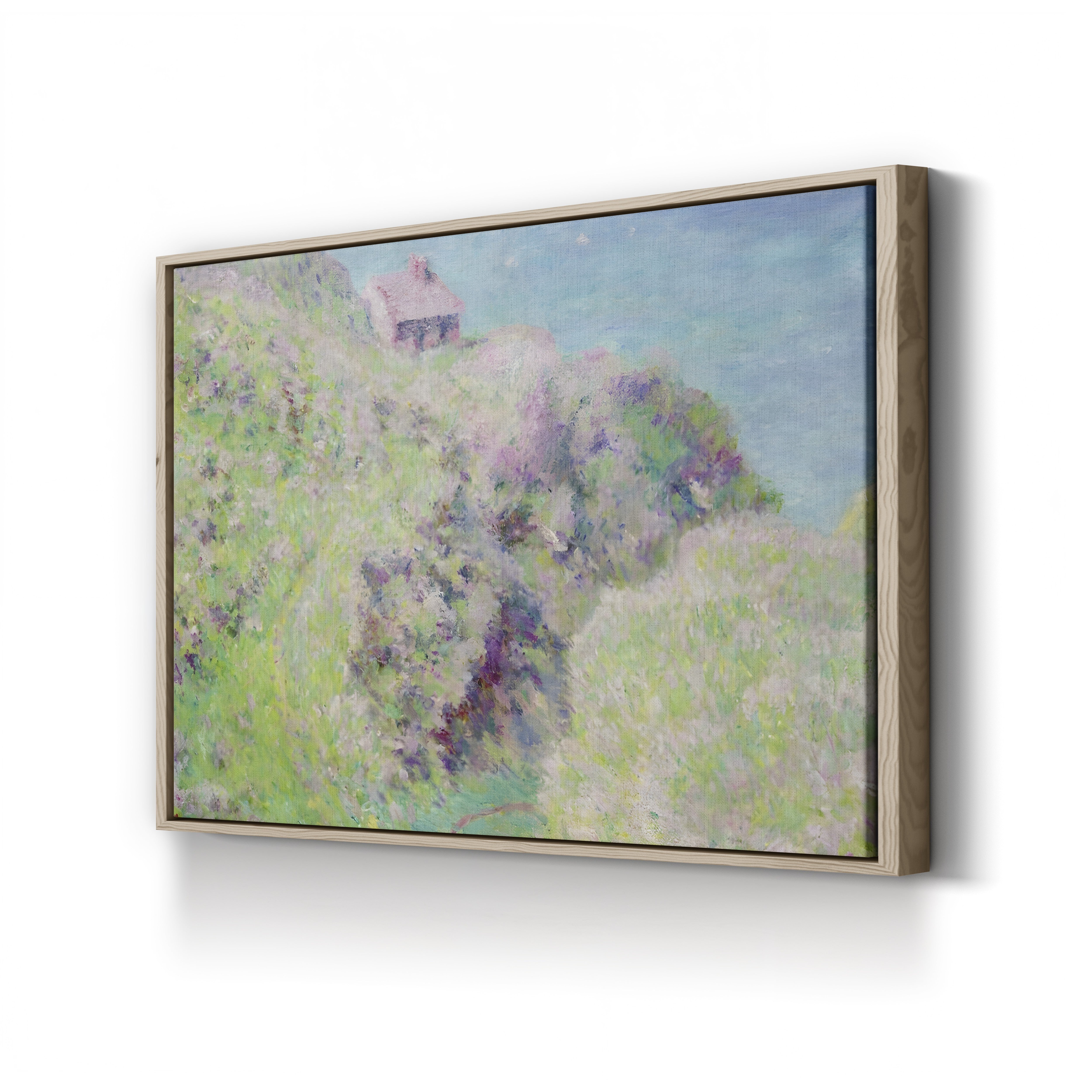 Customs House at Varengeville, 1897 – Claude Monet Wall Art | Impressionist Coastal Canvas Print