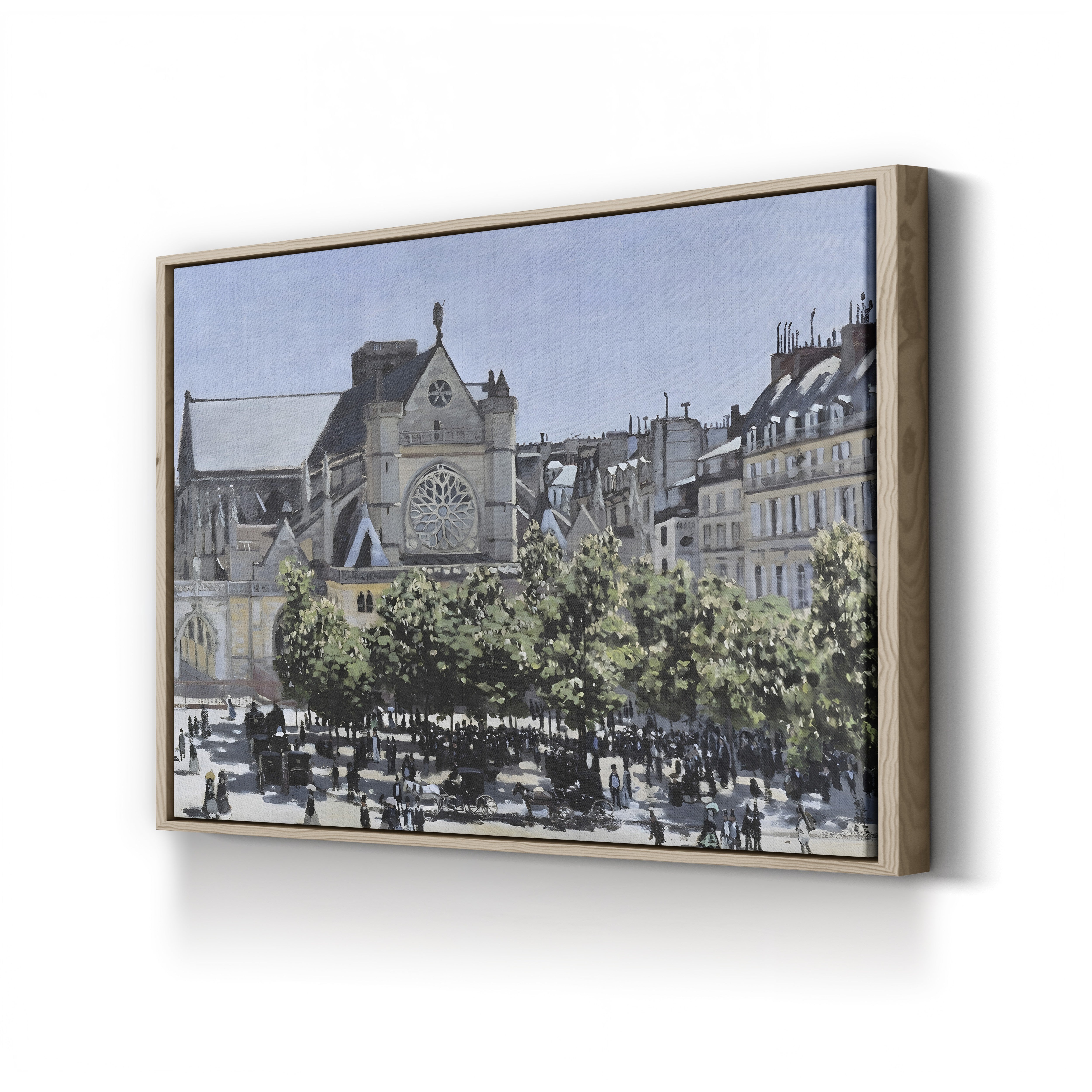 The Church of Saint-Germain-l’Auxerrois (Saint-Germain-l’Auxerrois, Paris), 1867 by Claude Monet