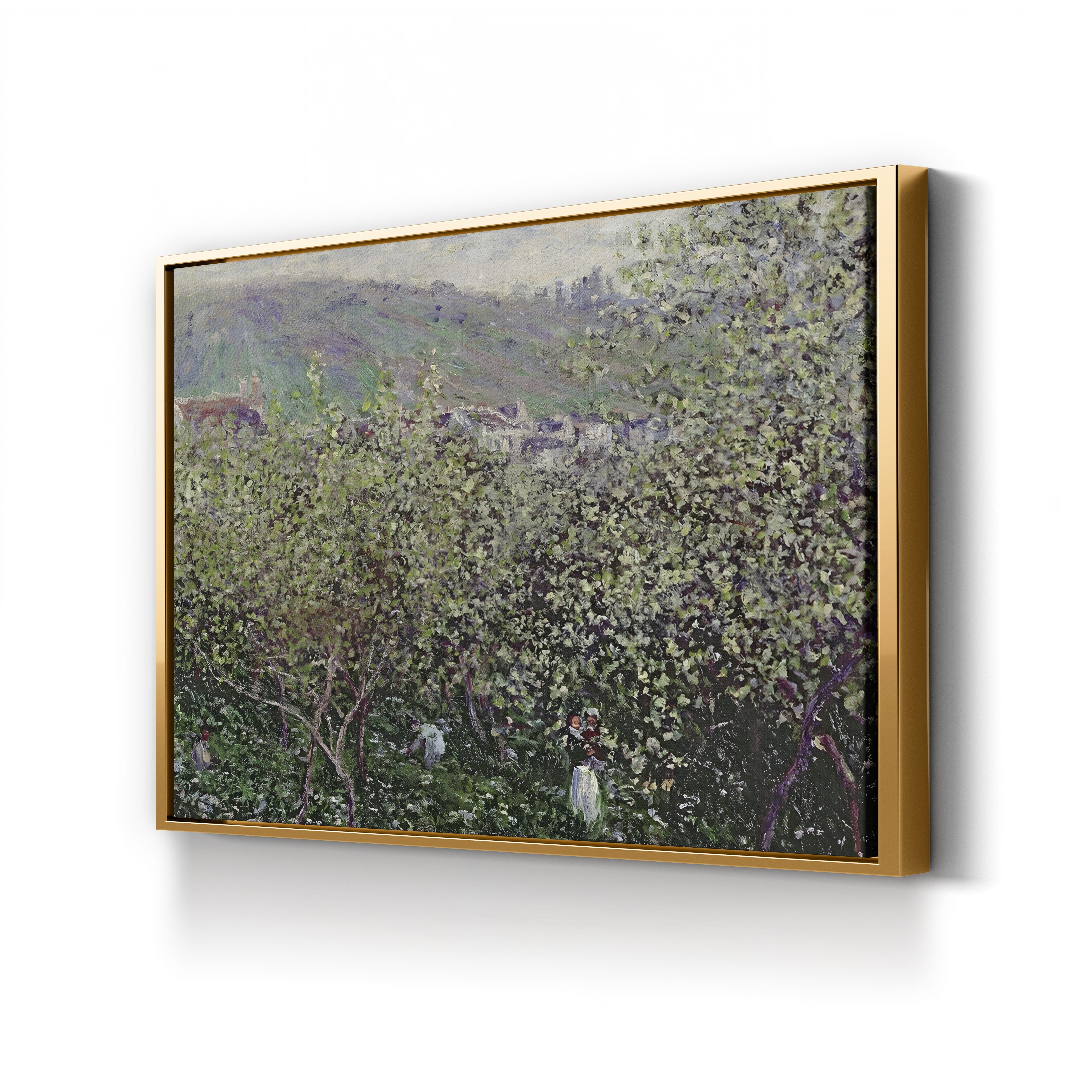 Fruit Pickers, 1879 – Claude Monet Wall Art | Impressionist Figurative Landscape Canvas Print