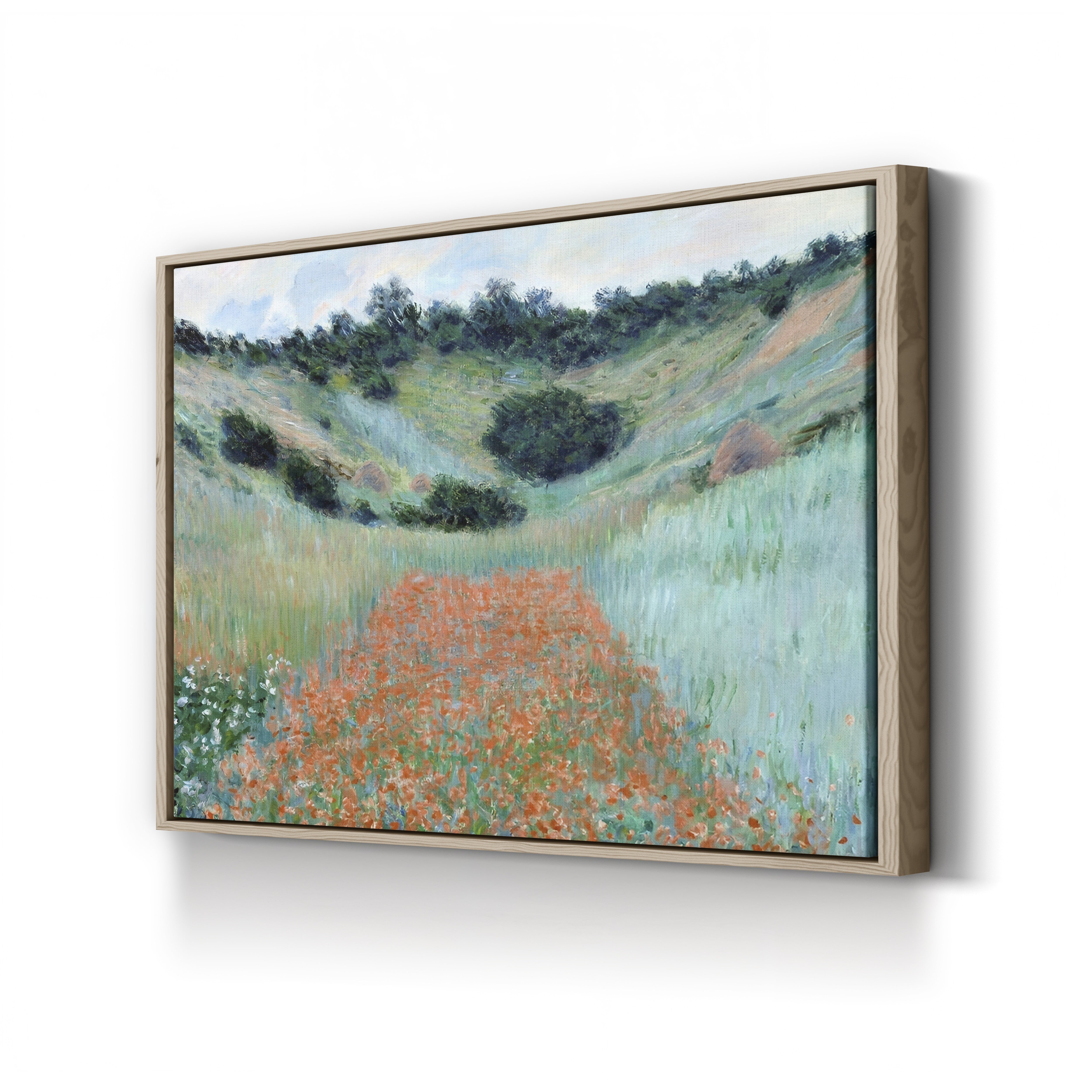 Poppy Field in a Hollow near Giverny, 1885 by Claude Monet