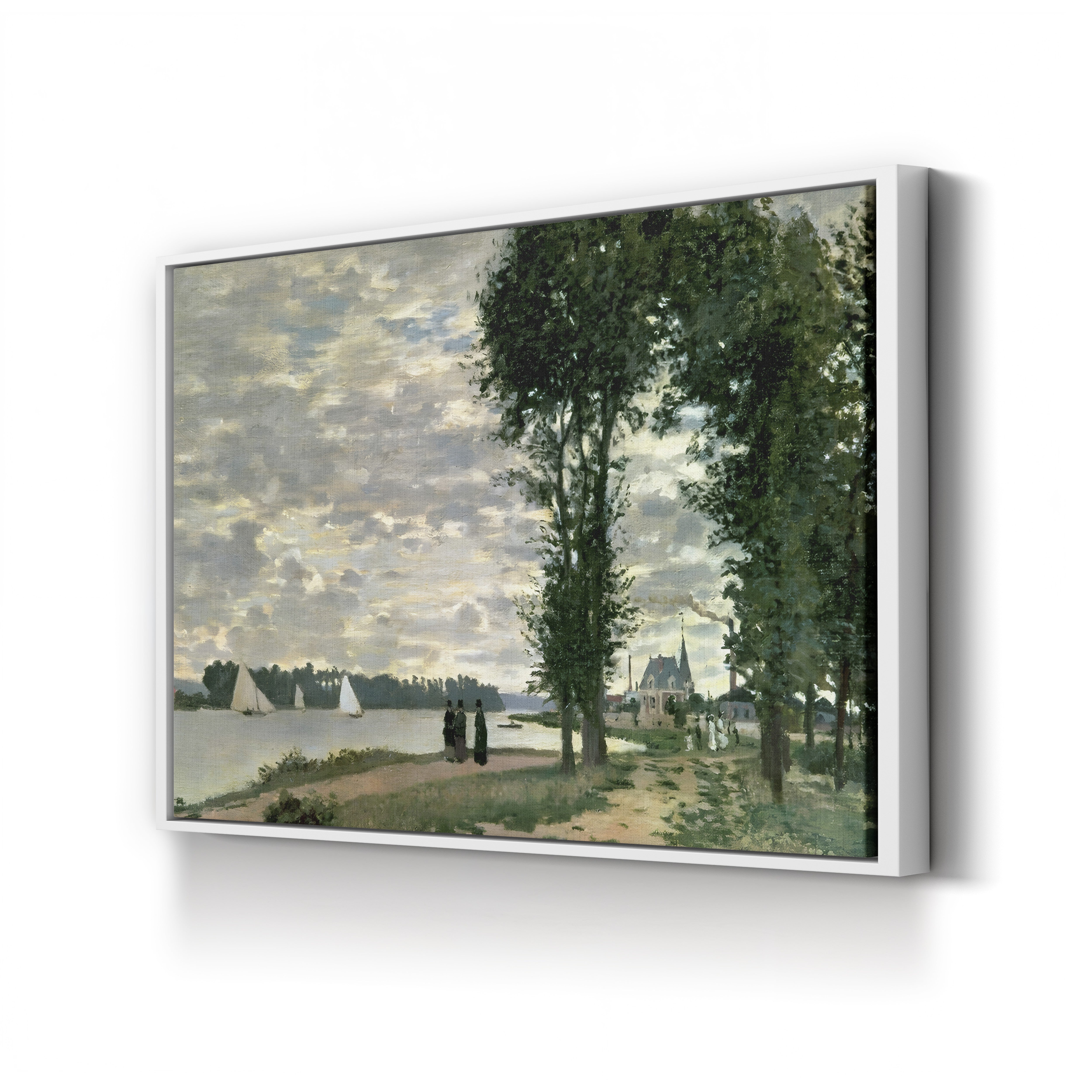 The Banks of the Seine at Argenteuil (Bords de la Seine à Argenteuil), 1872 by Claude Monet
