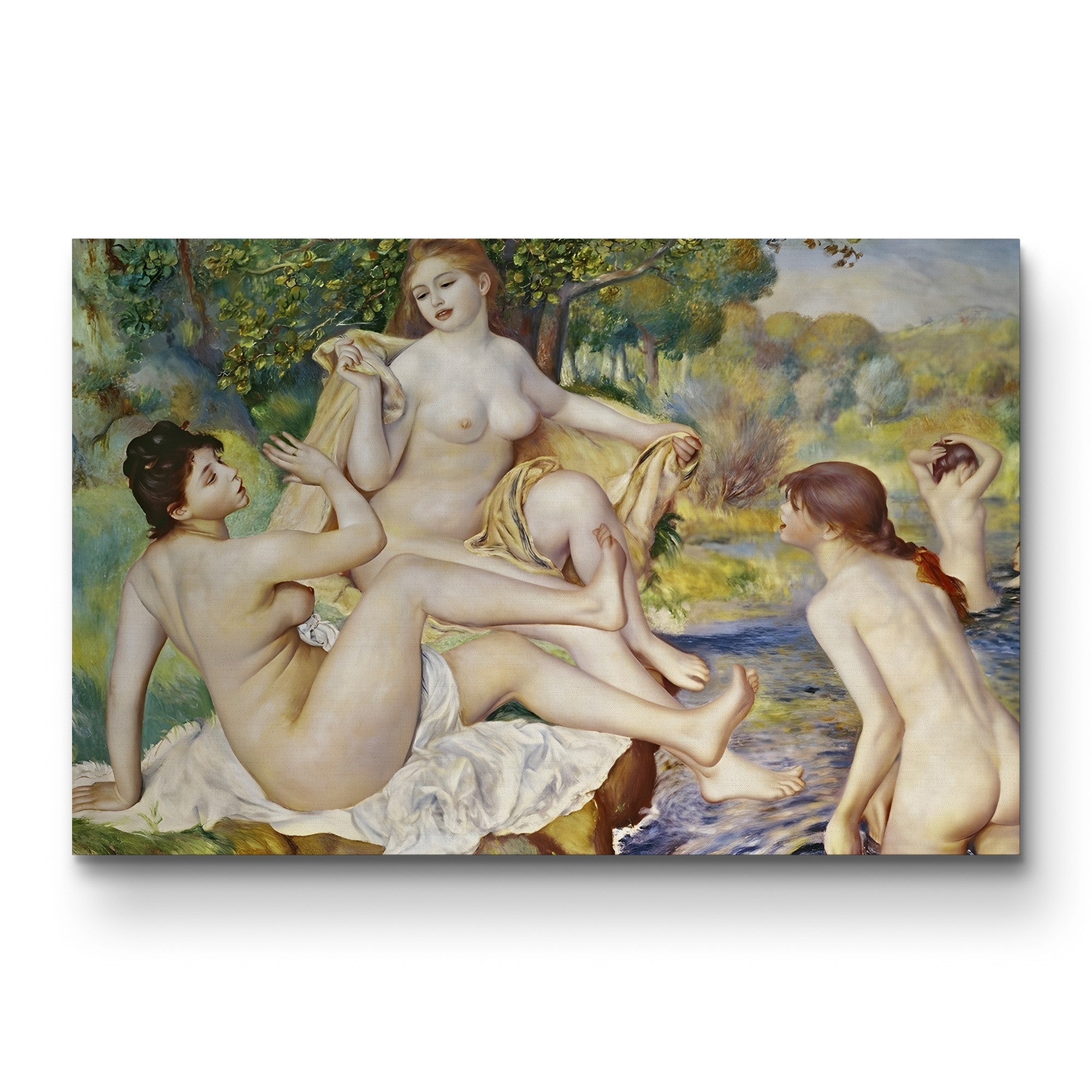The Bathers, 1887 – Pierre-Auguste Renoir Wall Art | Classical Impressionist Canvas Print